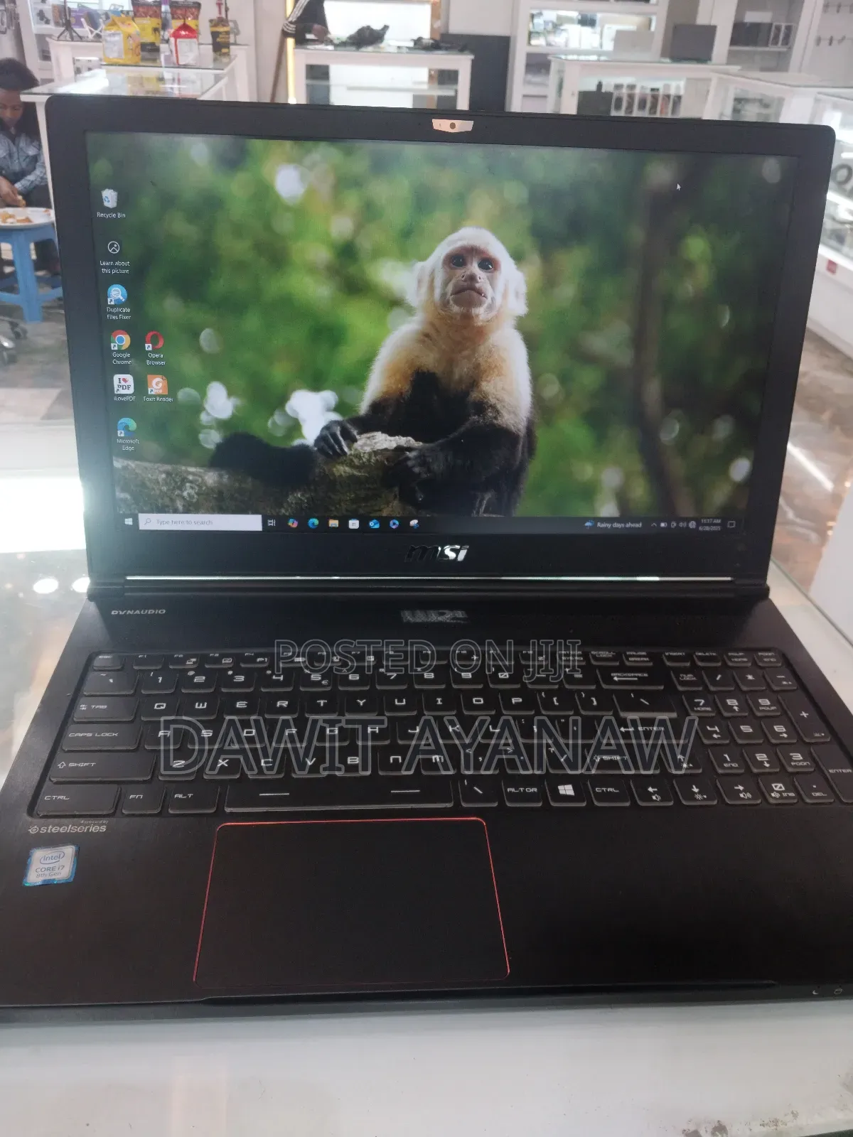 New Laptop MSI GS63 Stealth 8RE 16GB Intel Core I7 HDD+SSD 1T