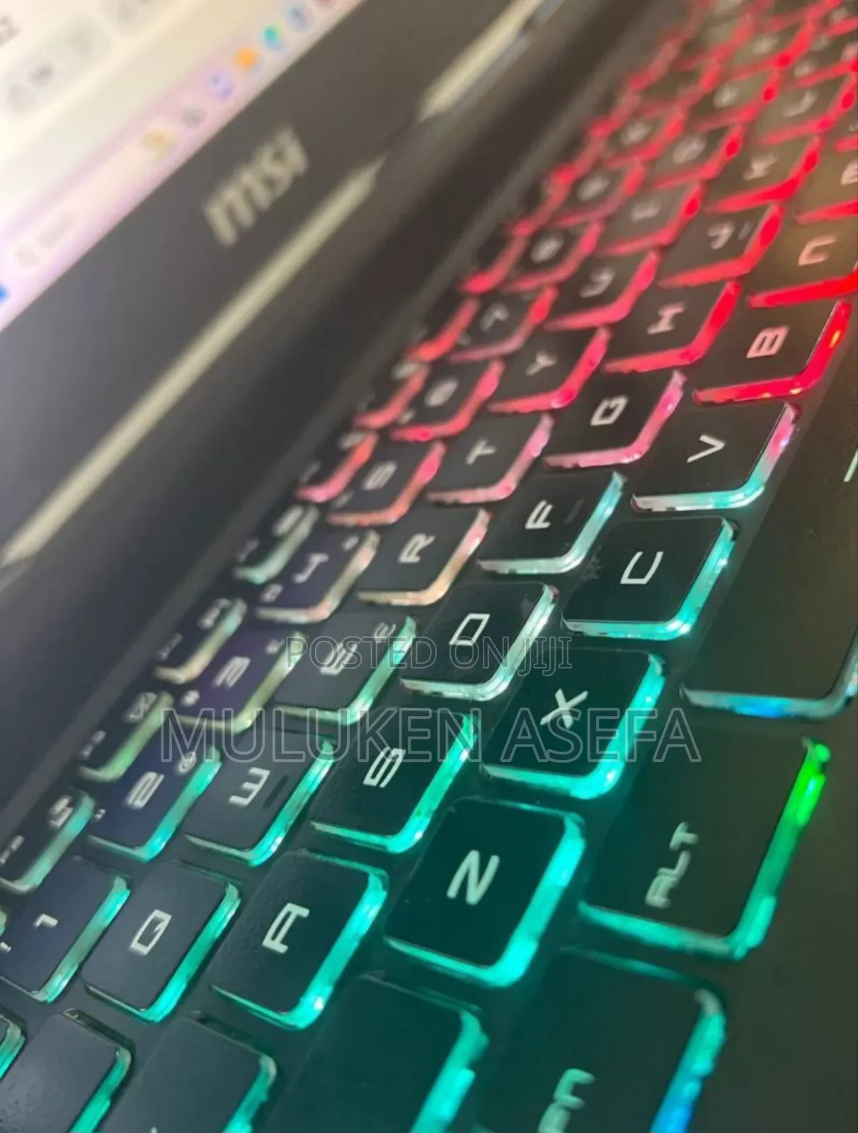 New Laptop MSI GS63 Stealth 8RE 16GB Intel Core I7 HDD 256GB