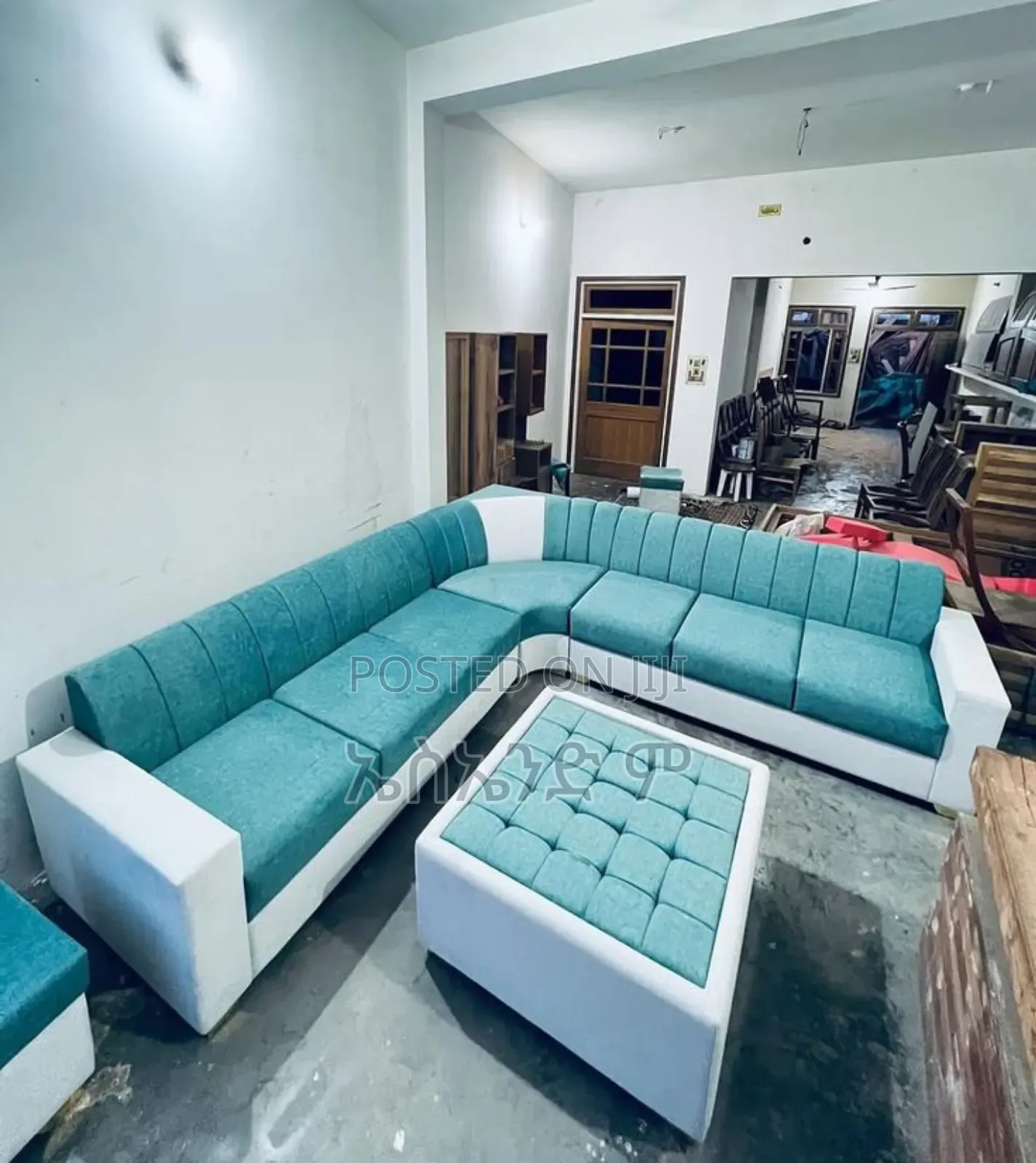 Normal Quality L Shaped Sofa With Table