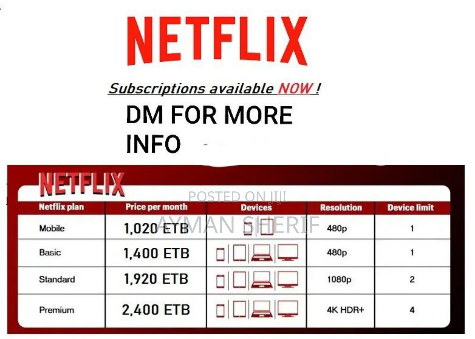 Netflix Packages