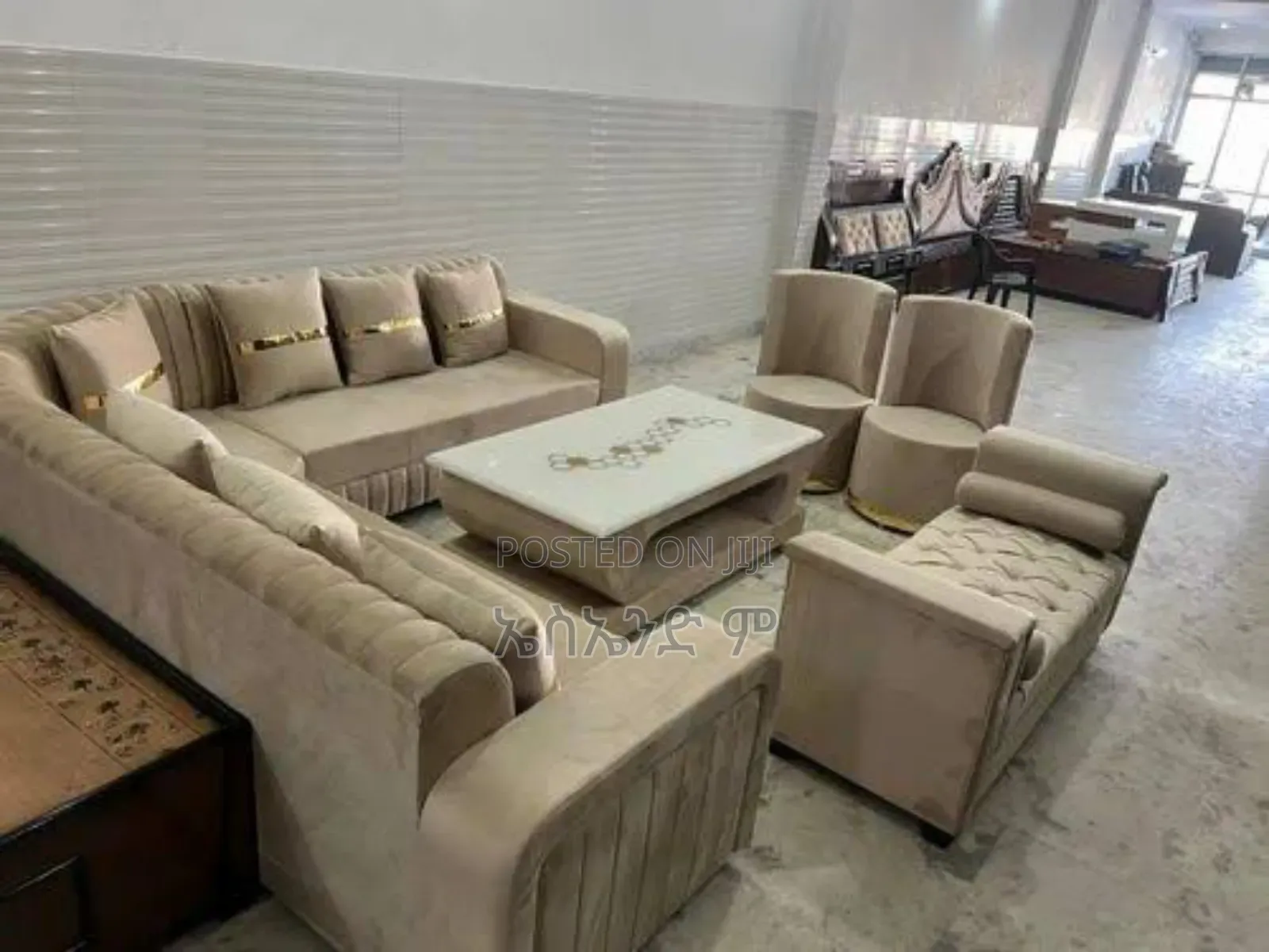 2025 Modern L Shaped Sofa Design With Table