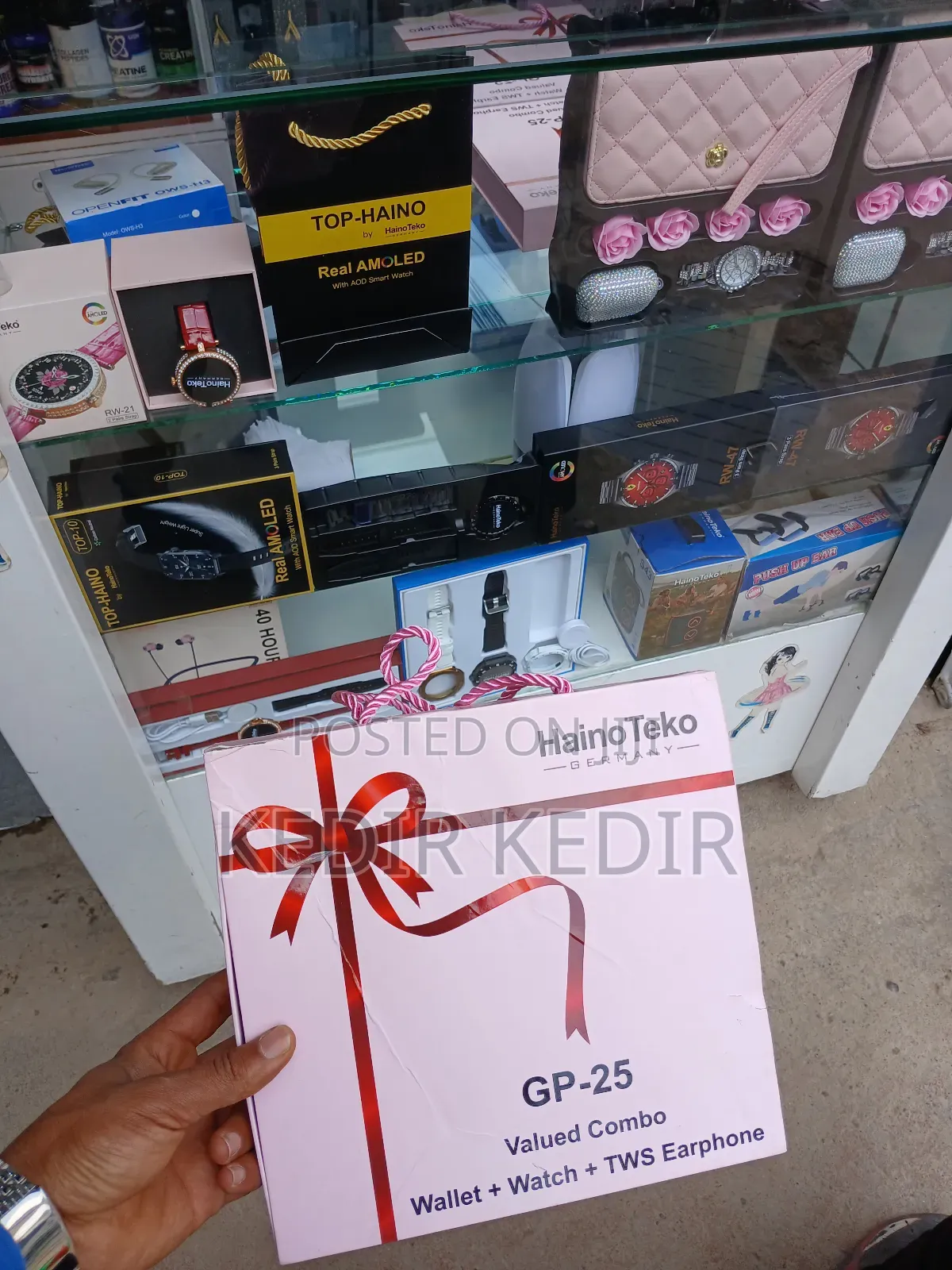 ለሴቶች ለልደት፣ለምርቃት ስጦታ የሚሆን Haino-Teko Gp-25 Smart Watch