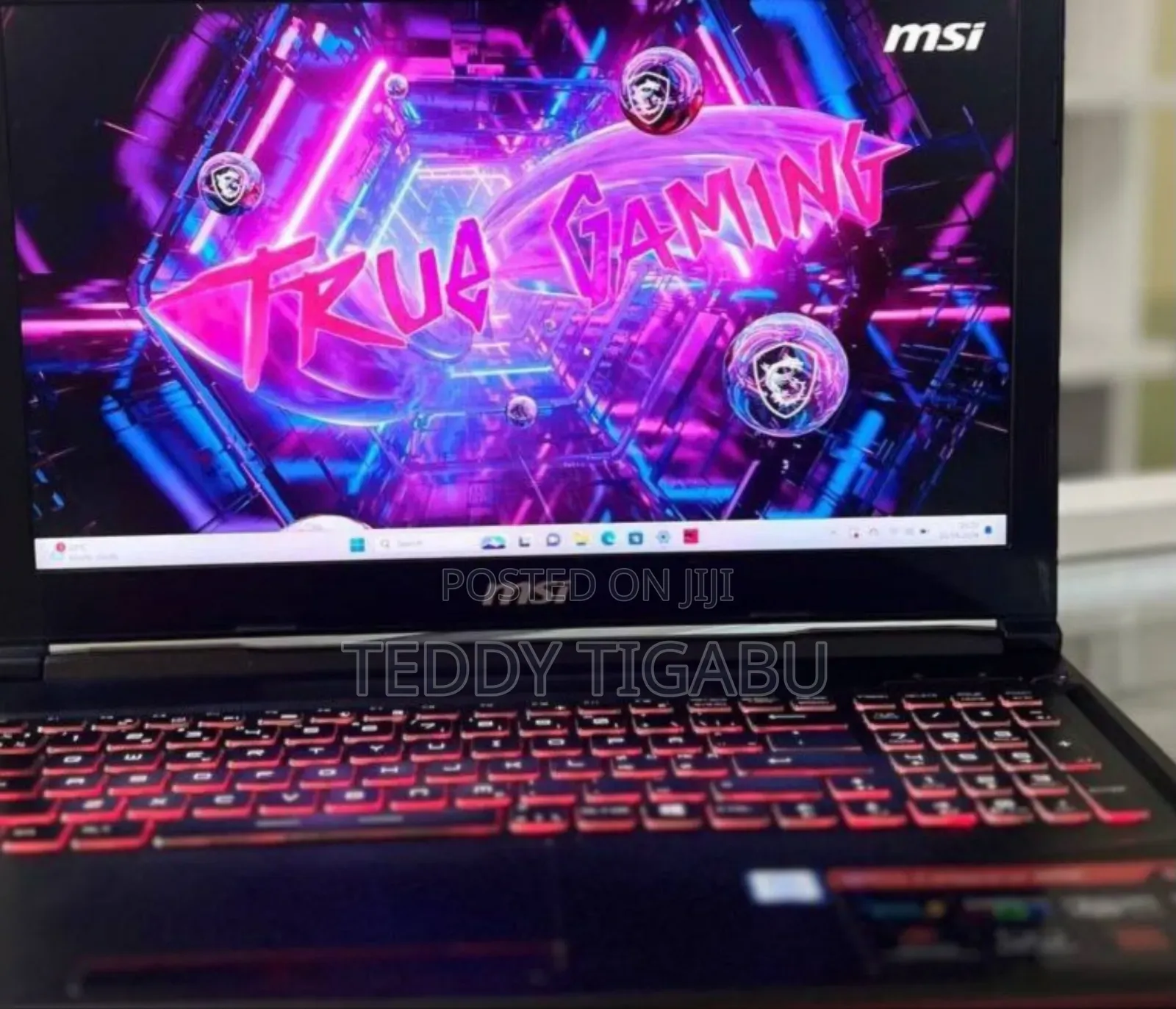 New Laptop MSI GF63 8GB Intel Core I7 SSD 256GB
