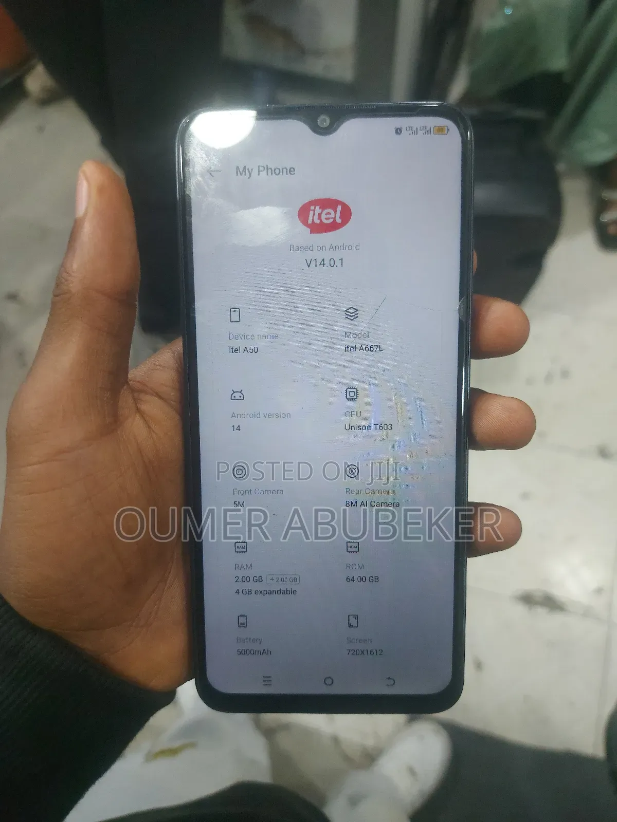 Itel A50 128 GB Black