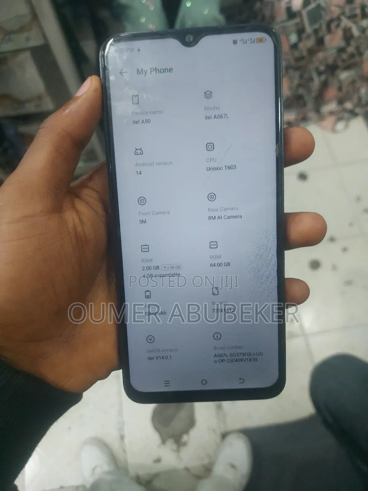 Itel A50 128 GB Black