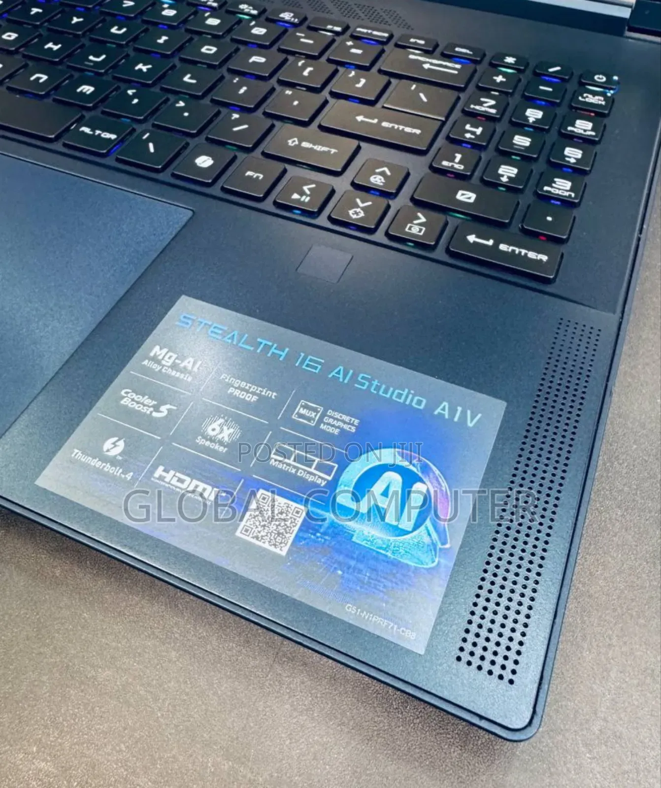 New Laptop MSI Stealth 16 AI Studio 32GB Intel Core Ultra 9 SSD 1.5T