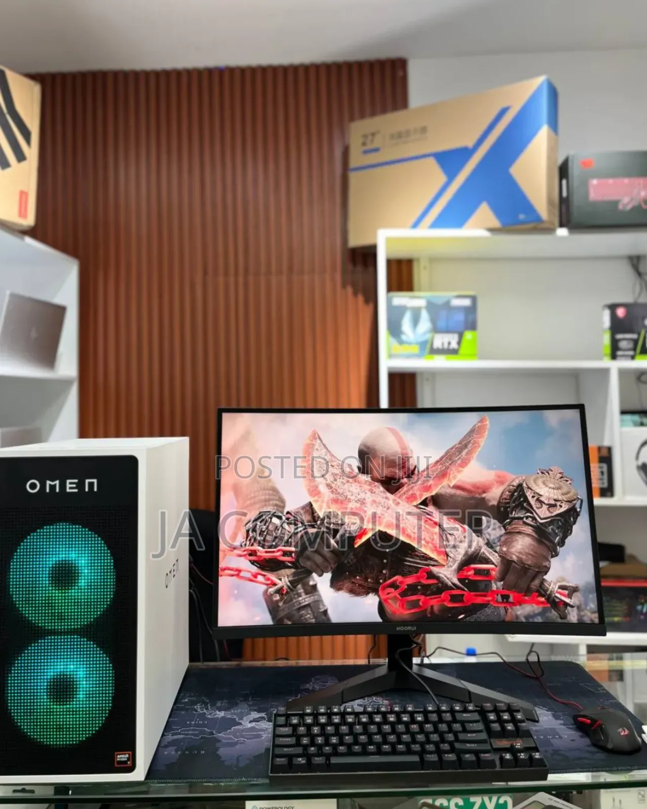 New Desktop Computer HP Omen 880 32GB AMD Ryzen 7 SSD 1T