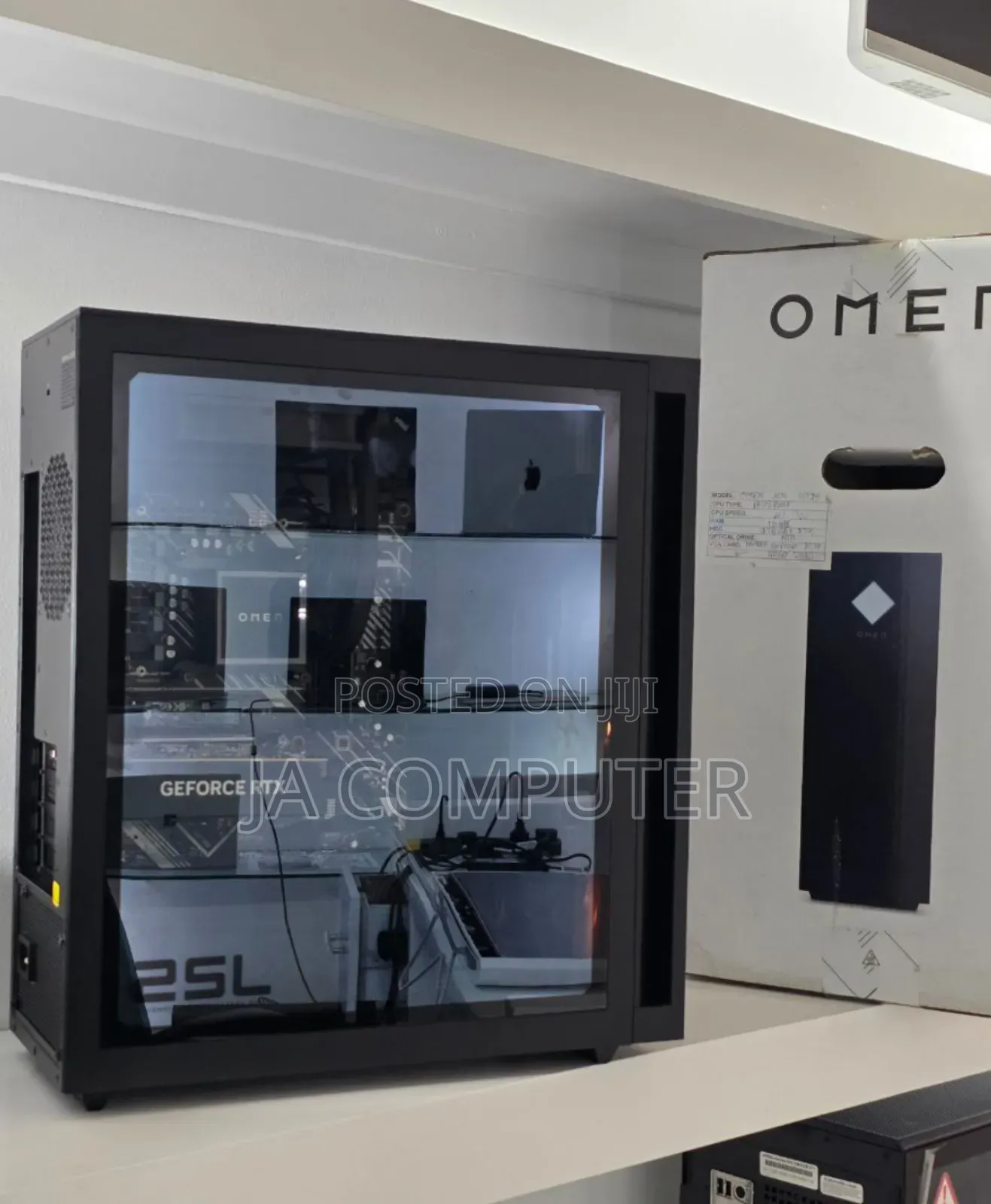 New Desktop Computer HP Omen 25L 32GB Intel Core I7 SSD 1T