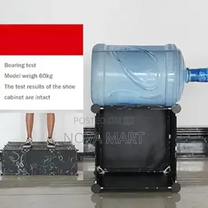 Transparent Single Door Shoe Rack Dustproof Plastic