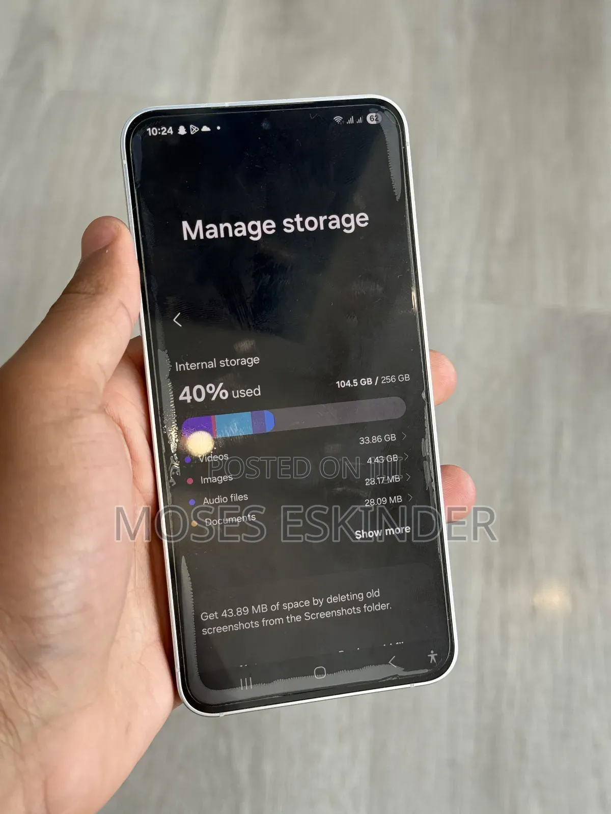 Samsung Galaxy S24 256 GB White