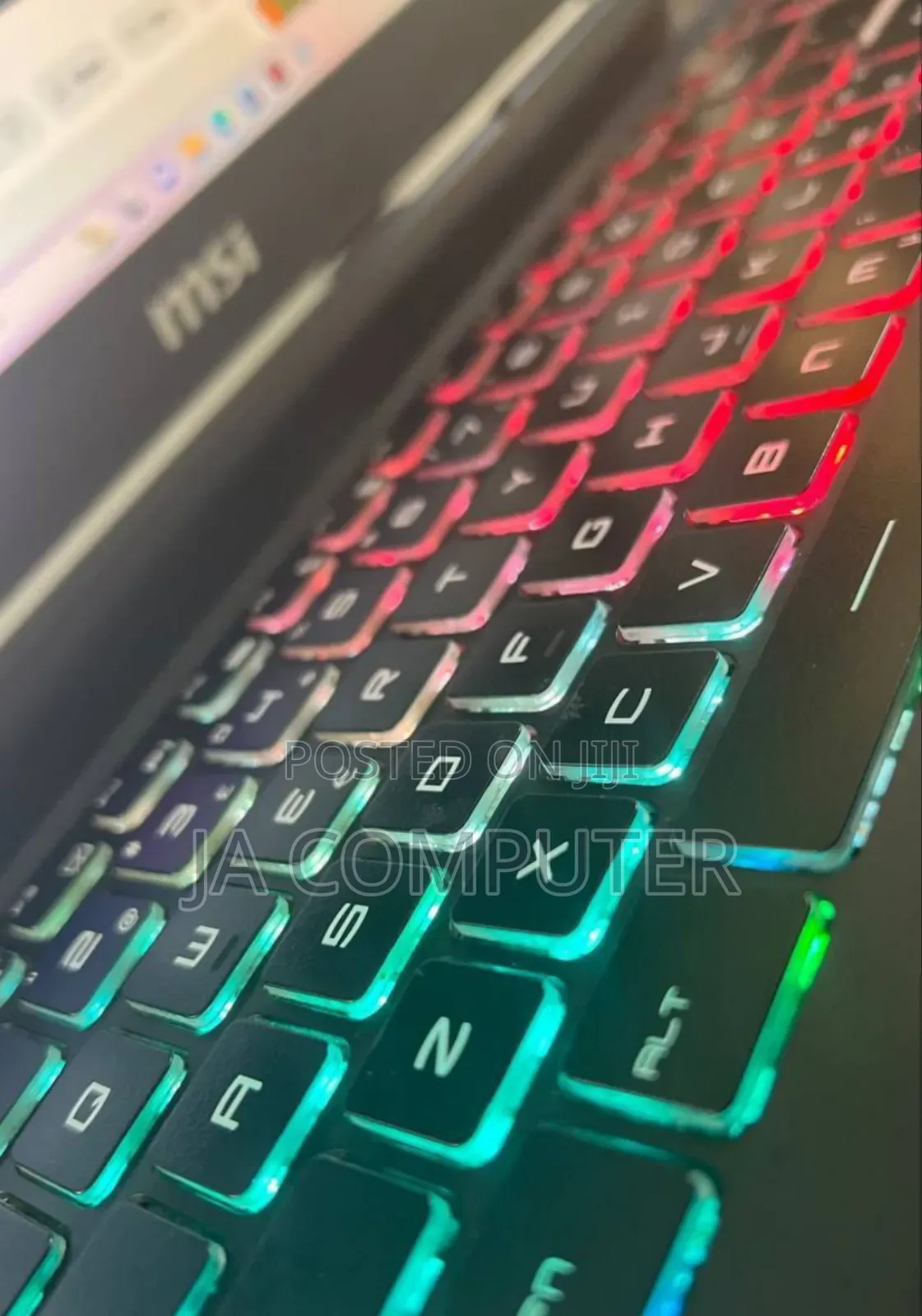 New Laptop MSI GF63 16GB Intel Core I7 SSHD (Hybrid) 1.5T