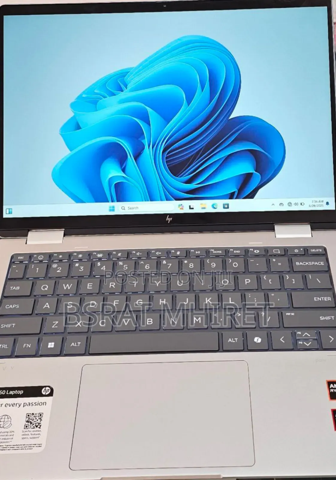 New Laptop HP Envy X360 16GB AMD Ryzen 5 SSD 512GB