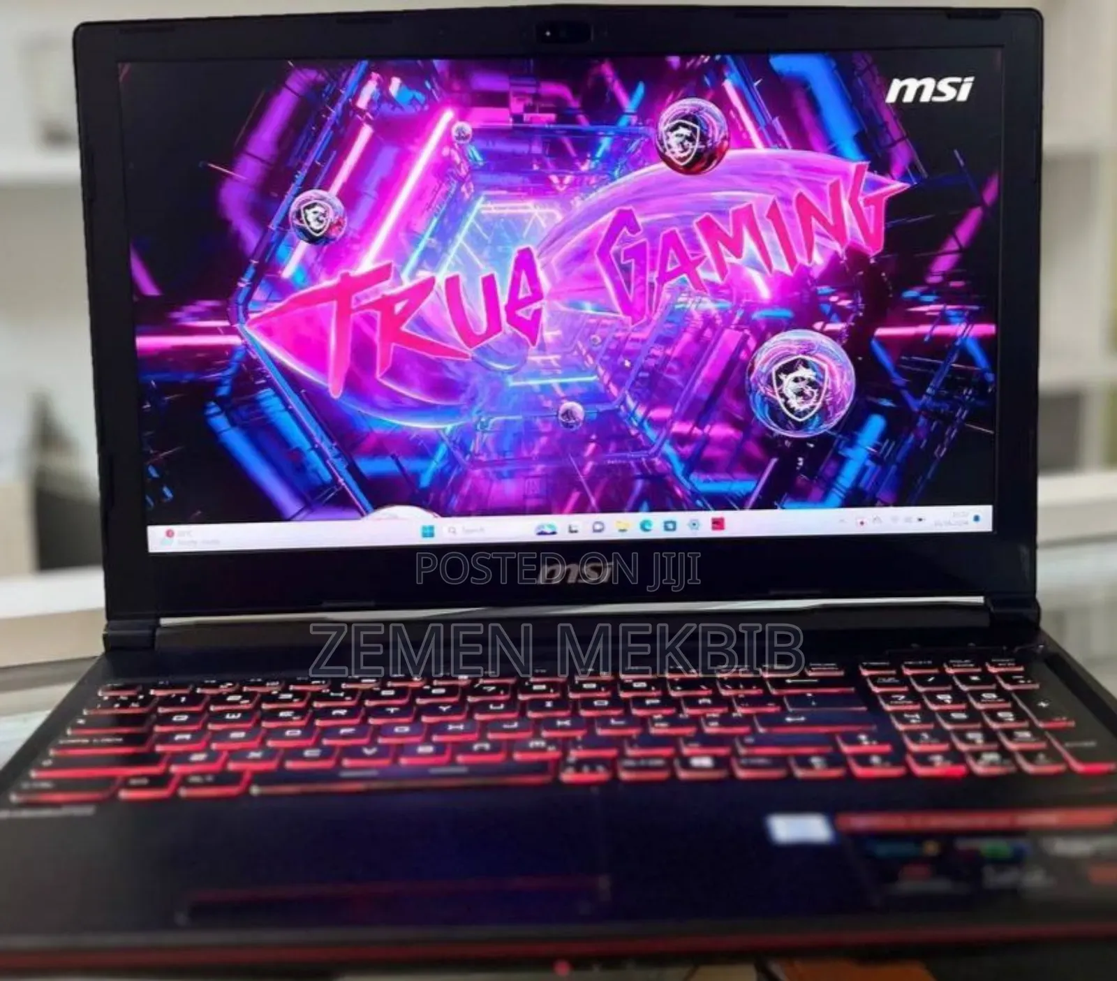 New Laptop MSI GF63 16GB Intel Core I7 SSD 512GB