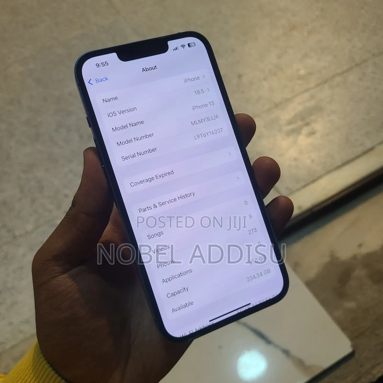 New Apple iPhone 13 256 GB Blue