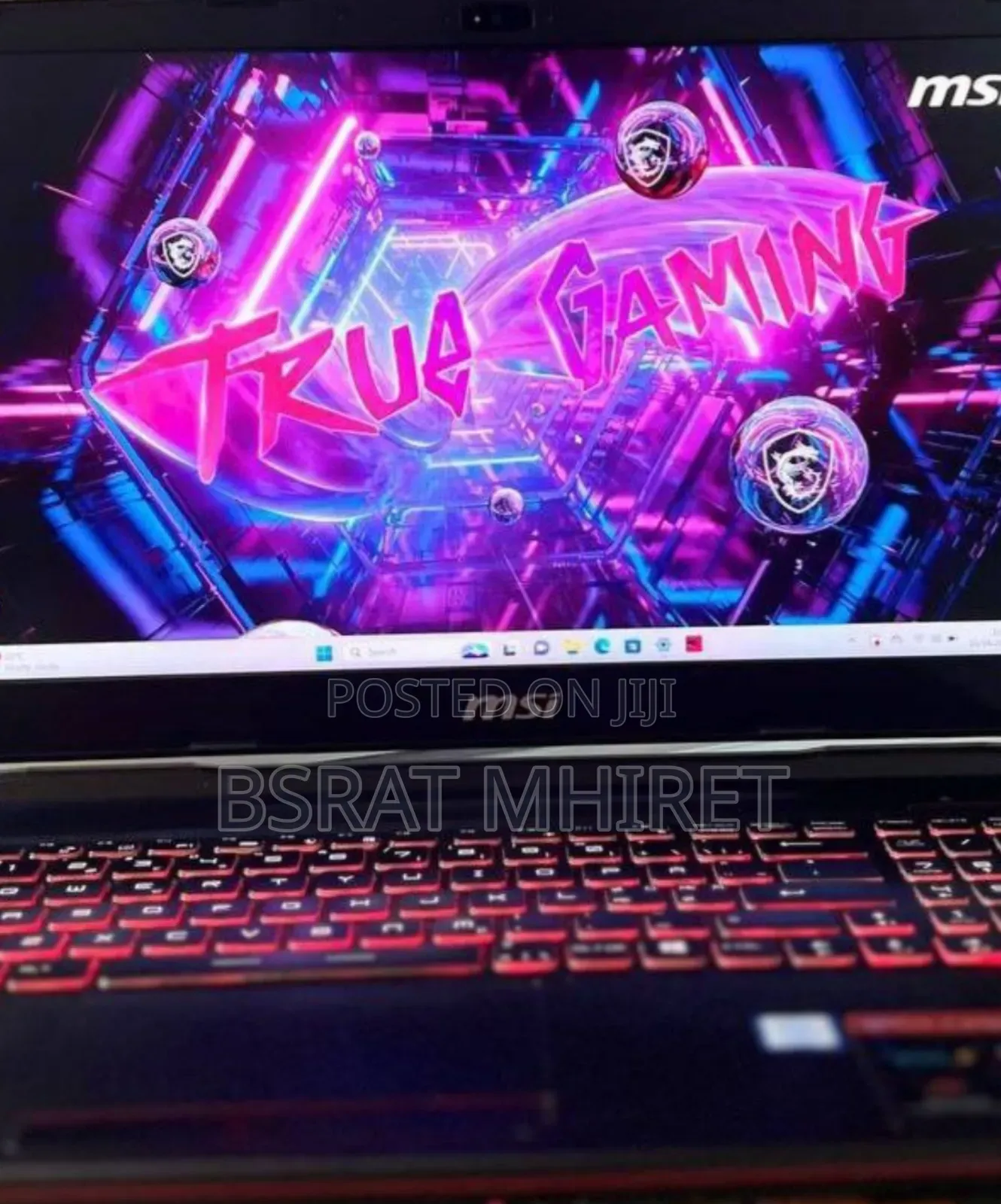 New Laptop MSI GF63 16GB Intel Core I7 HDD+SSD 1T