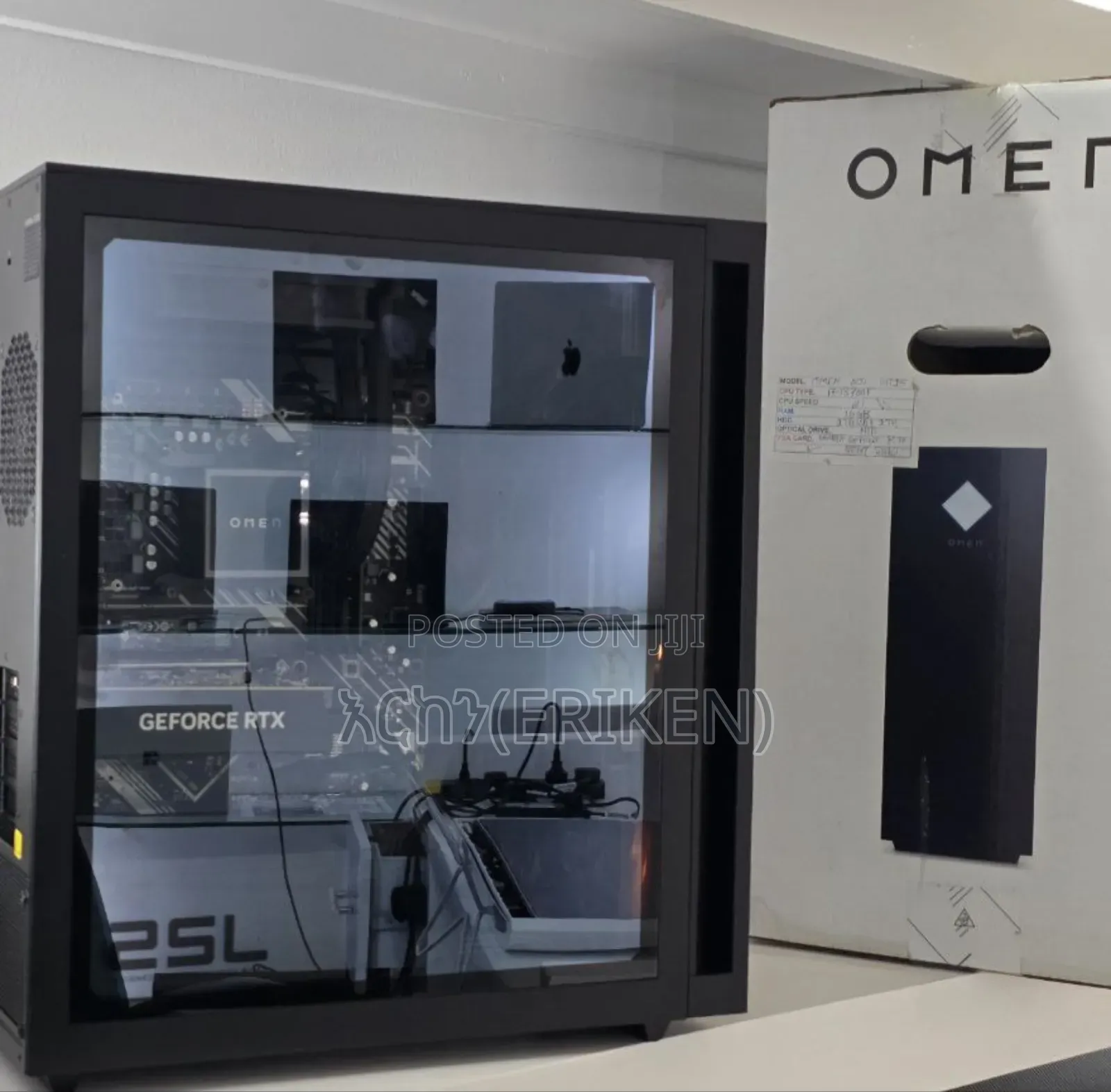 New Desktop Computer HP Omen 25L 32GB Intel Core I7 SSD 1T