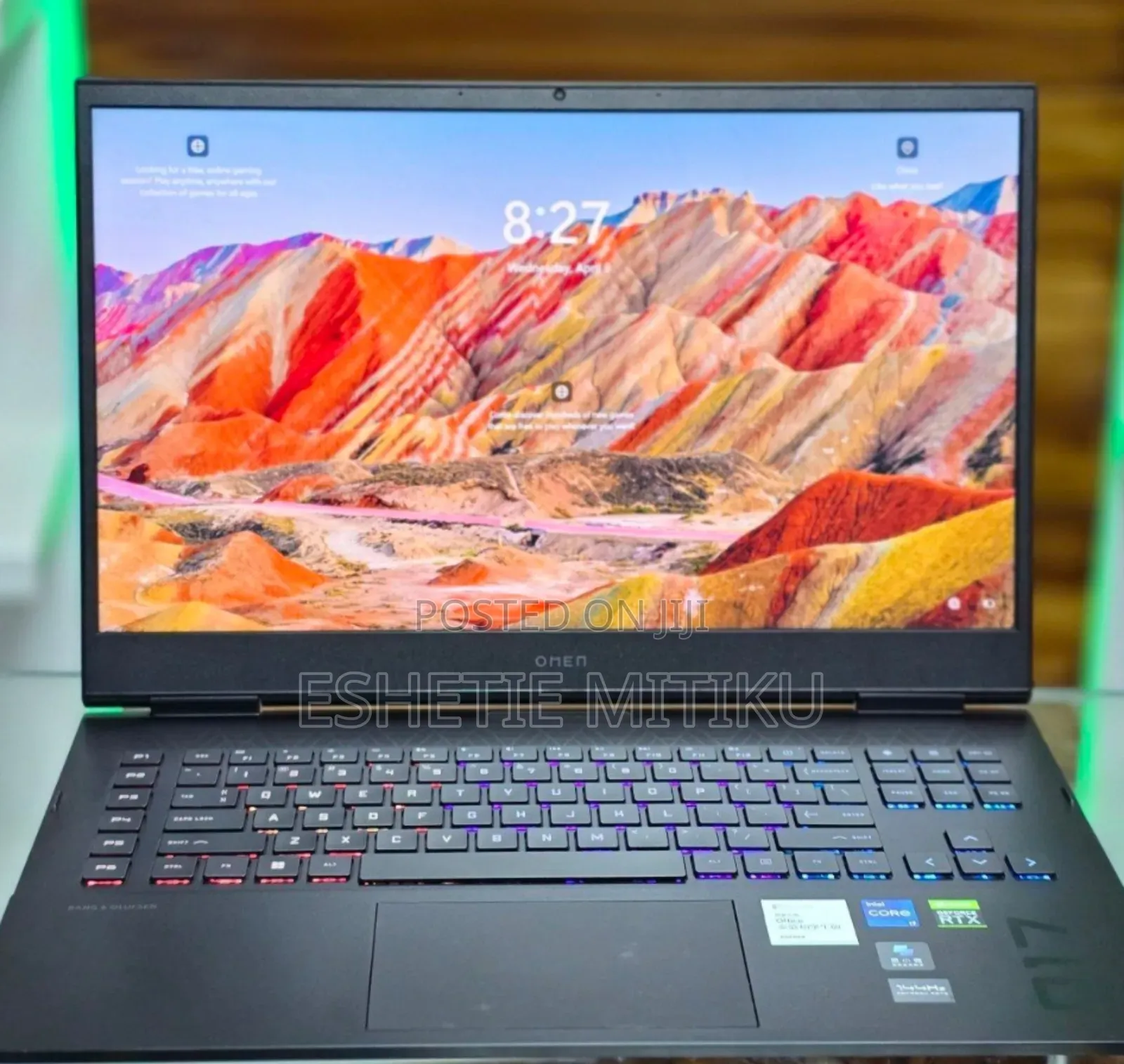 New Laptop HP Omen 17 16GB Intel Core I7 SSD 512GB