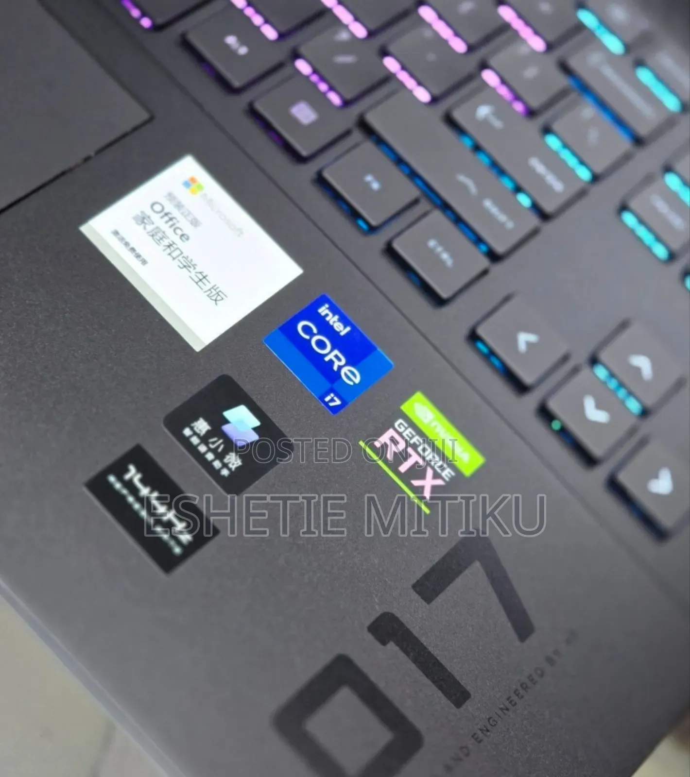 New Laptop HP Omen 17 16GB Intel Core I7 SSD 512GB