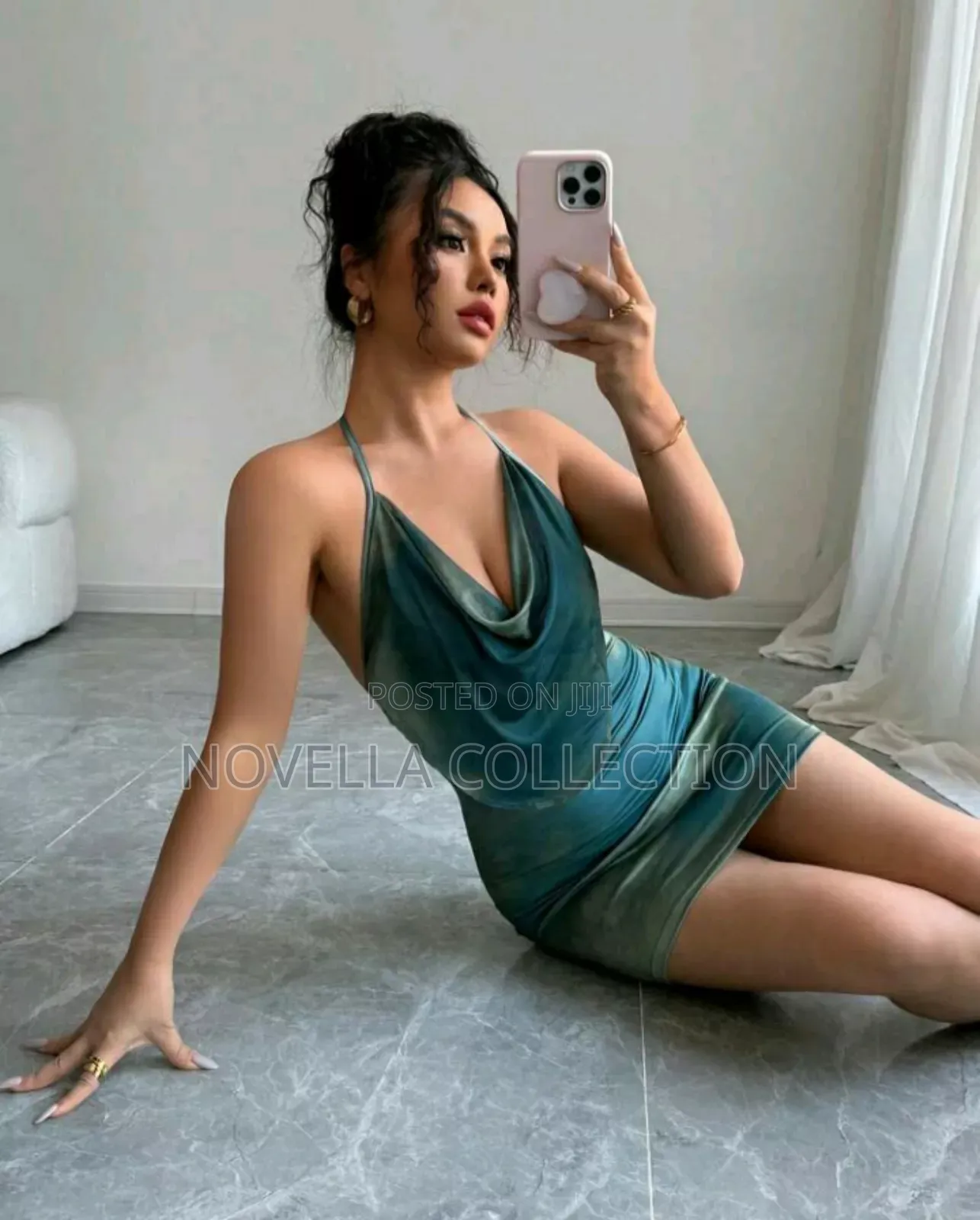 Beautiful Blue Dress (Available on Hand)