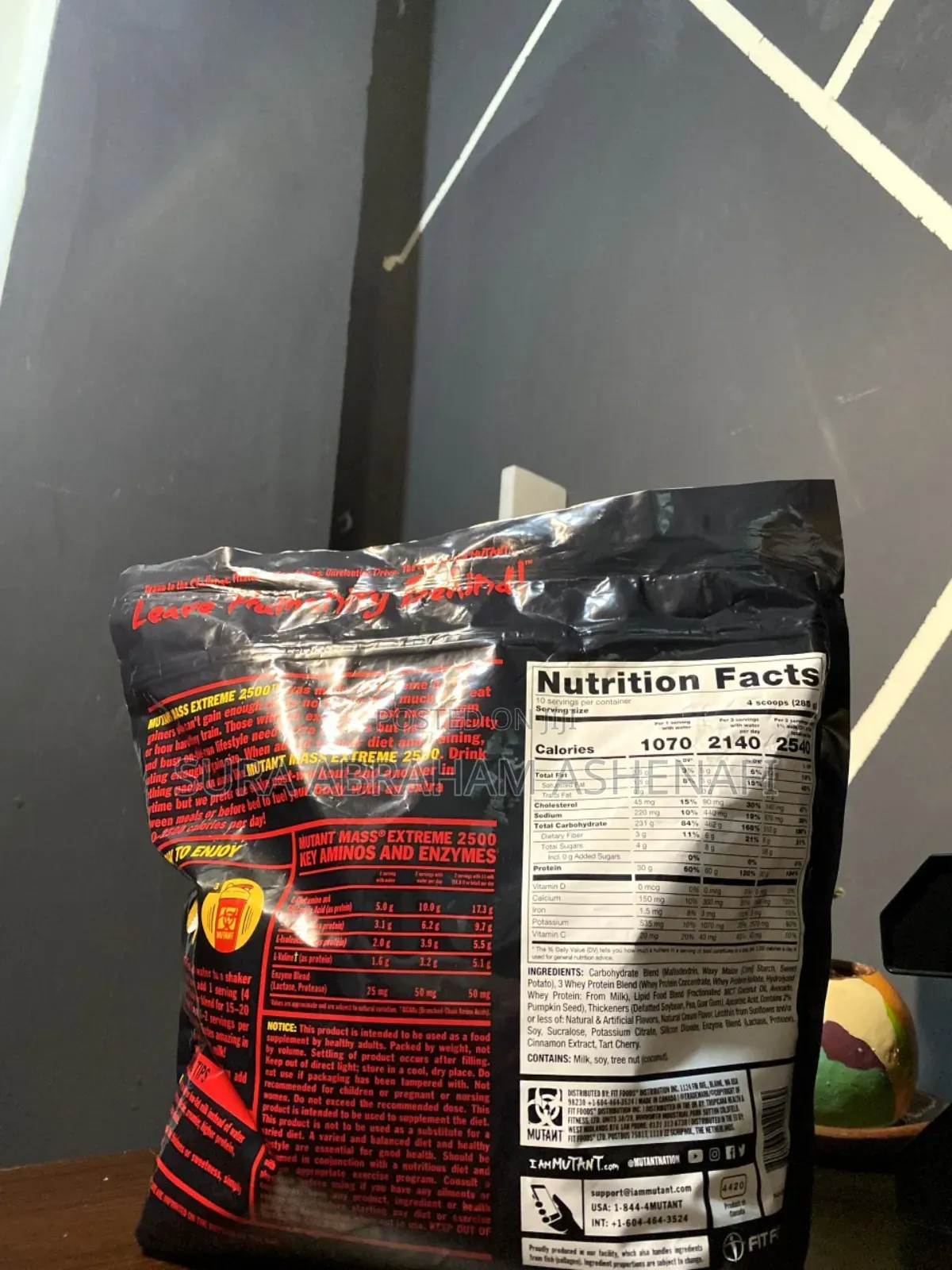 Mutant Mass Extreme Muscle Gainer