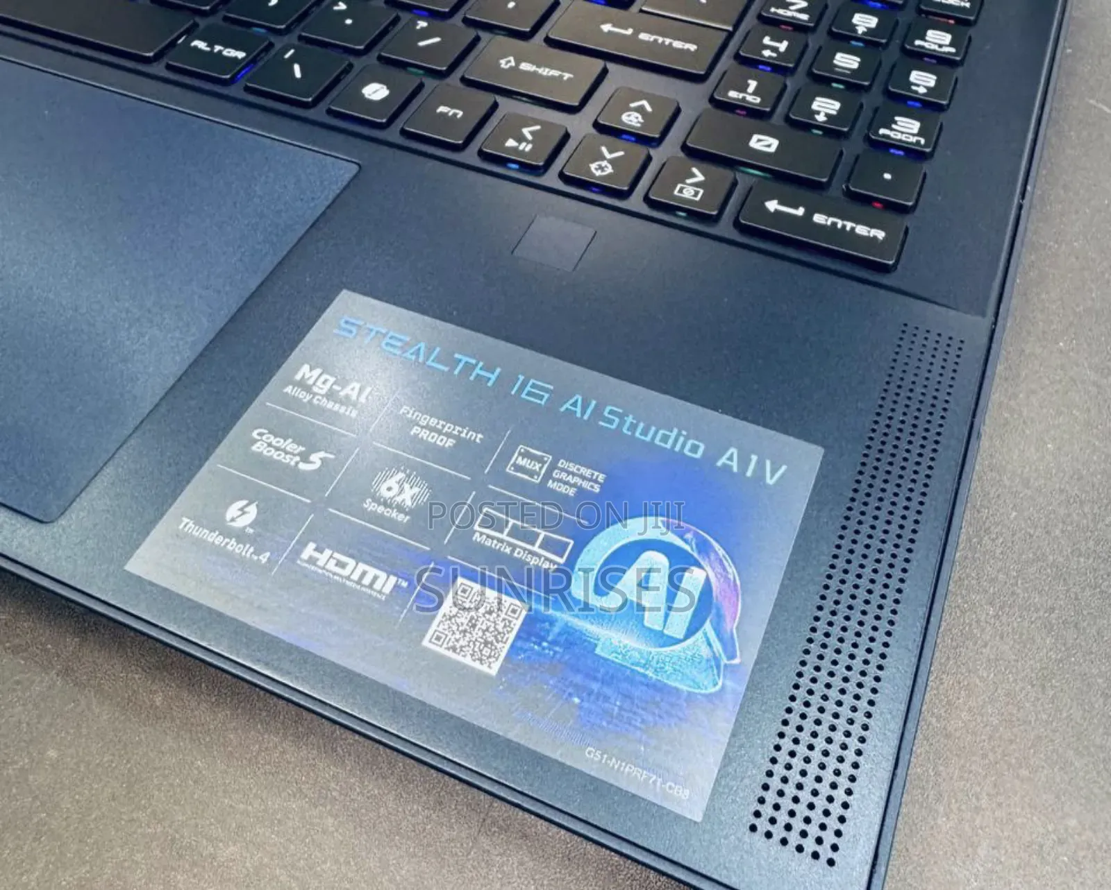 New Laptop MSI Stealth 17 Studio A13V 32GB Intel Core Ultra 9 SSD 1.5T