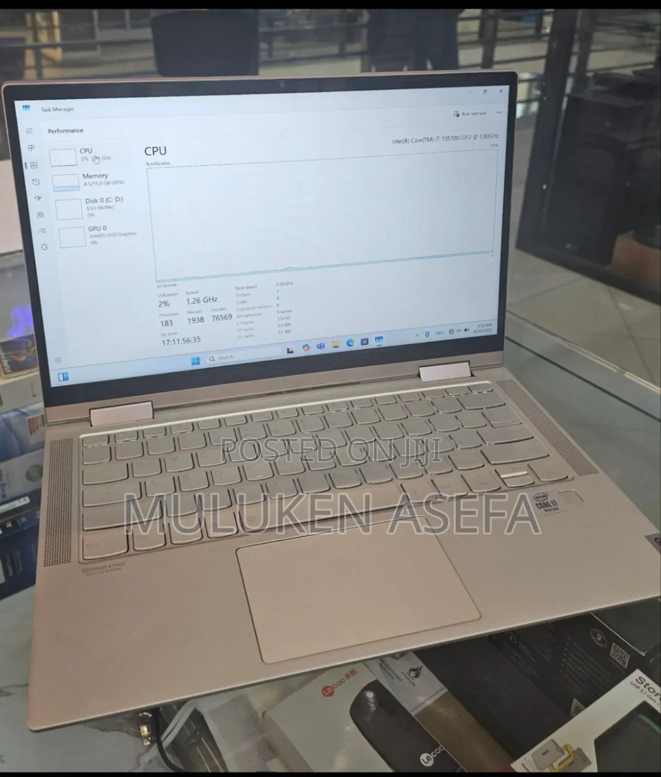 New Laptop Lenovo Yoga C740 16GB Intel Core I7 SSD 512GB