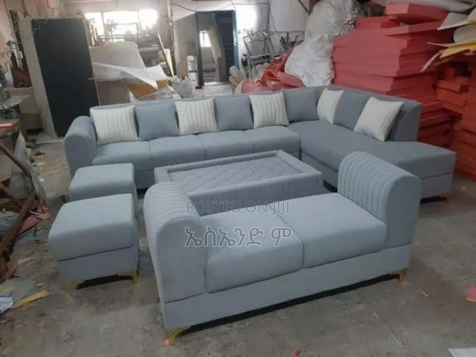 10 Seater L Shaped Sofa With Table