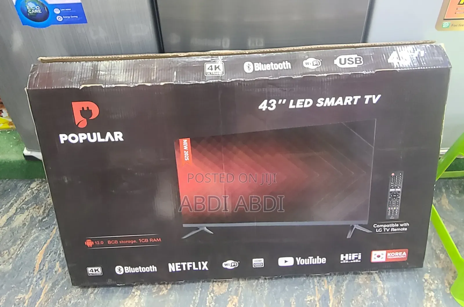 Popular Tv 43 Inch Smart Doubel Glass