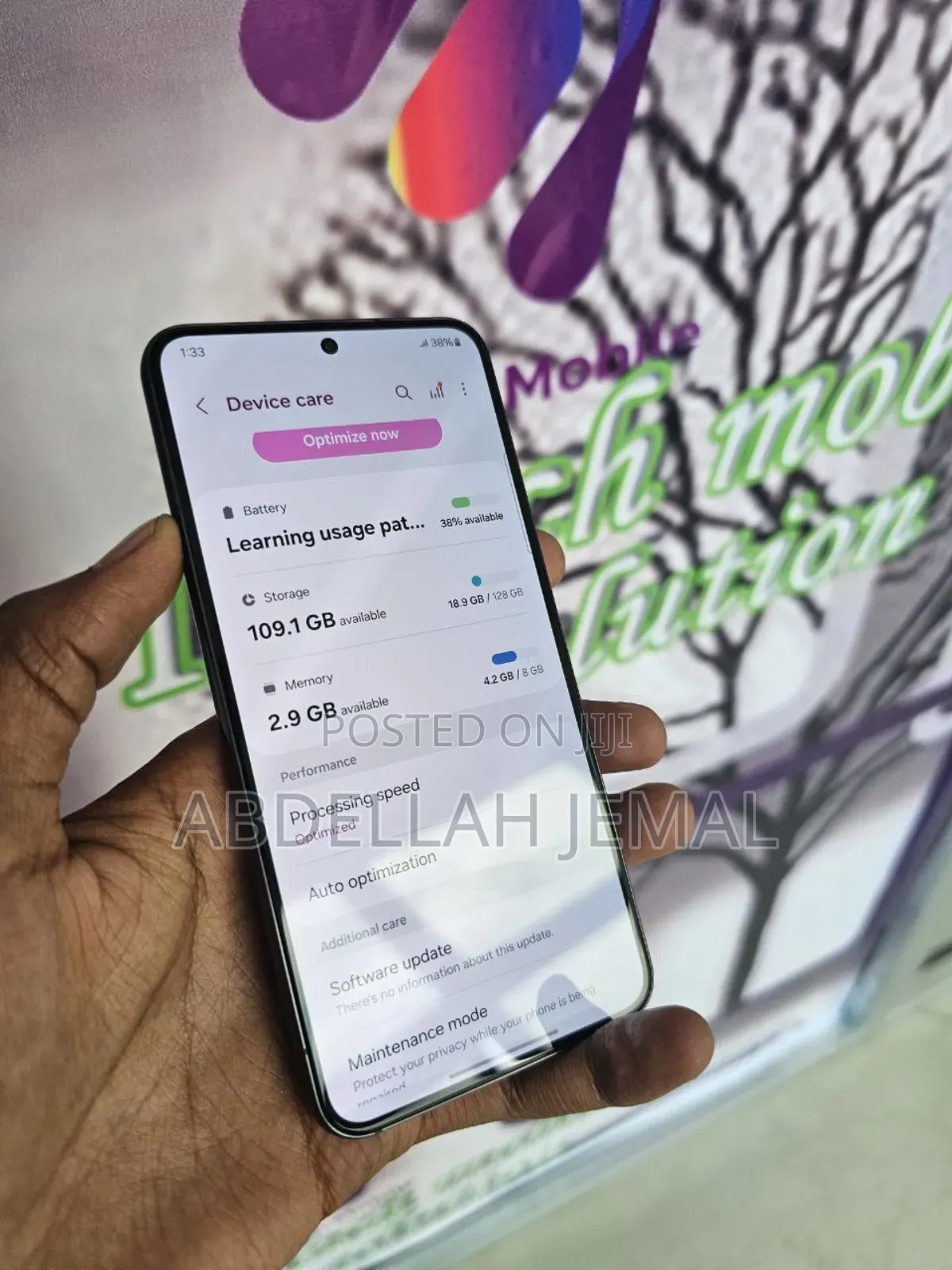 New Samsung Galaxy S22 5G 128 GB Black