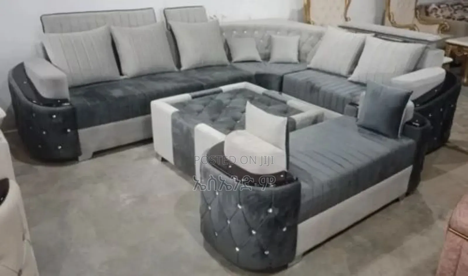 Soft Surge Sofa Design With Table