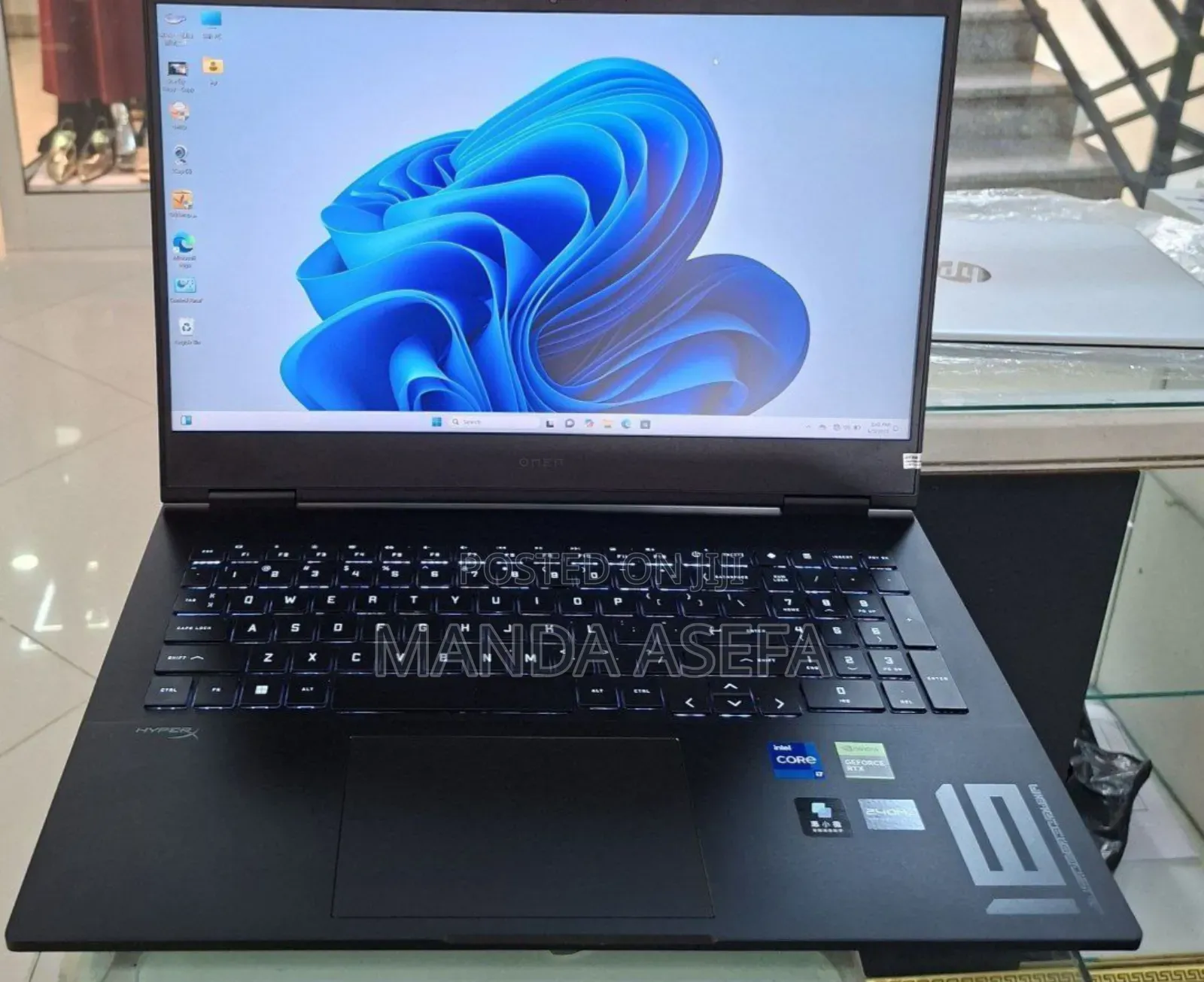 New Laptop HP Omen 16 16GB Intel Core I7 SSD 1T