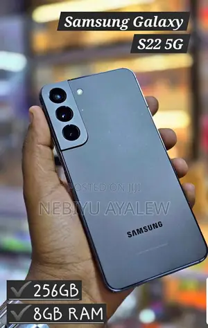 New Samsung Galaxy S22+ 5G 256 GB Black