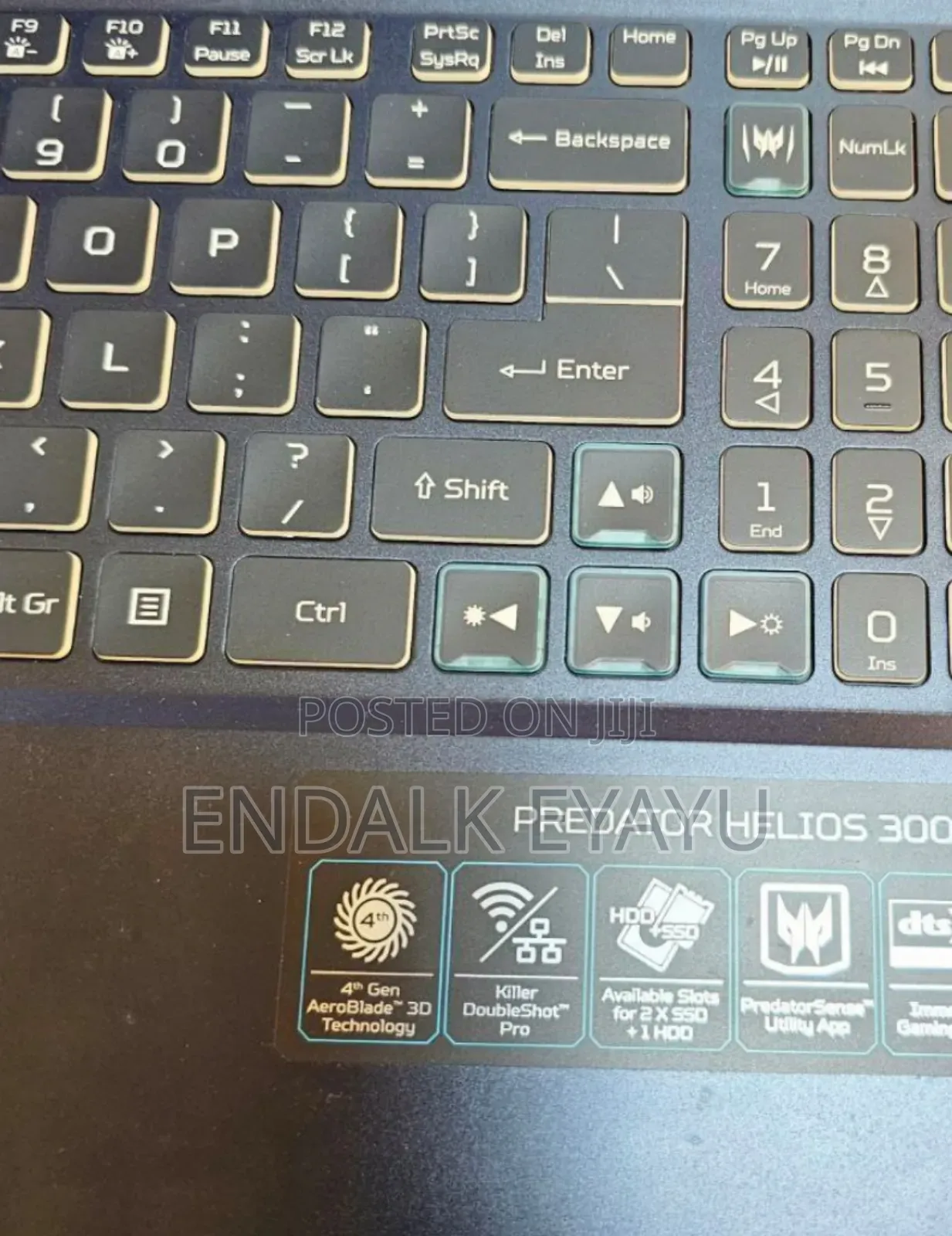 New Laptop Acer Predator Helios 300 16GB Intel Core I7 SSD 512GB