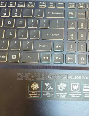 New Laptop Acer Predator Helios 300 16GB Intel Core I7 SSD 512GB