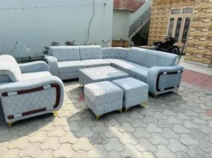 Photo - Amar Sofa Design With Table Fully Leather