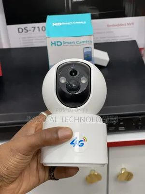 Hd Smart 4g Security Cmera ሲም የሚሰራ ባትሪ ያለው