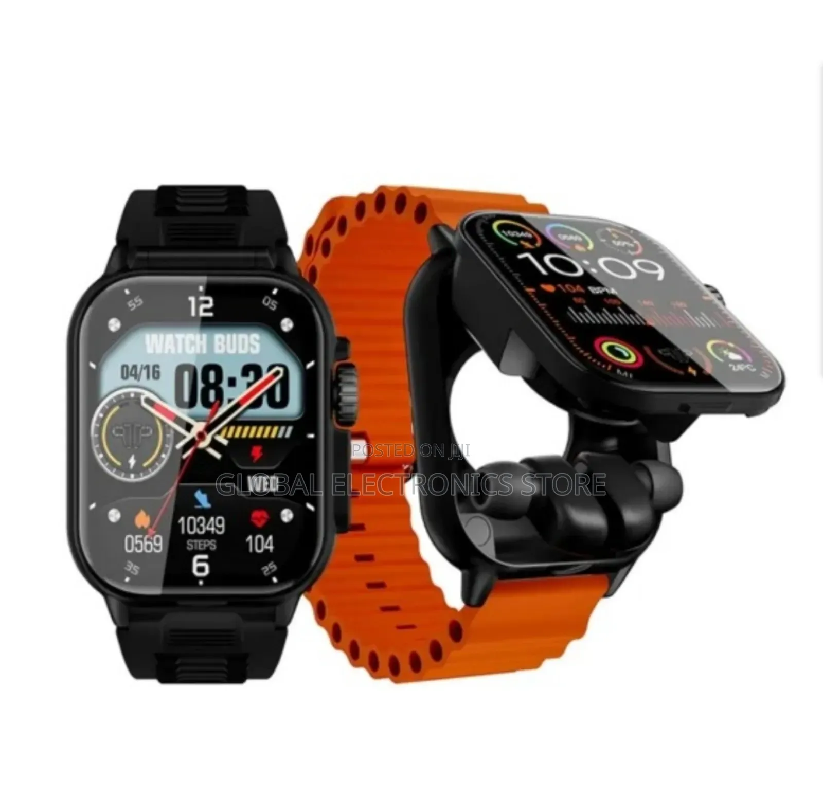 Kalobee America Smart Watch With Earbuds 2 In 1