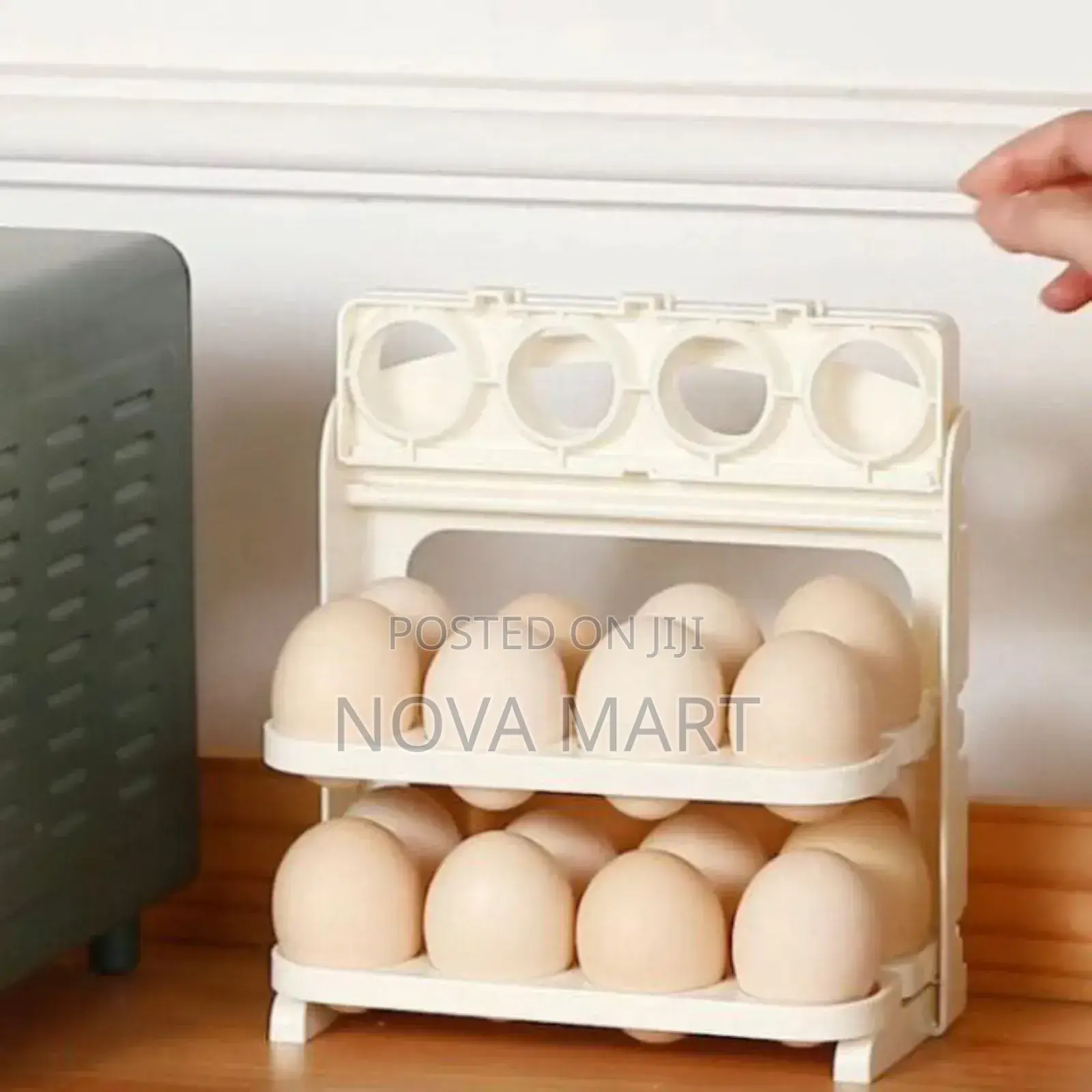 3 Layer Foldable Egg Organizer
