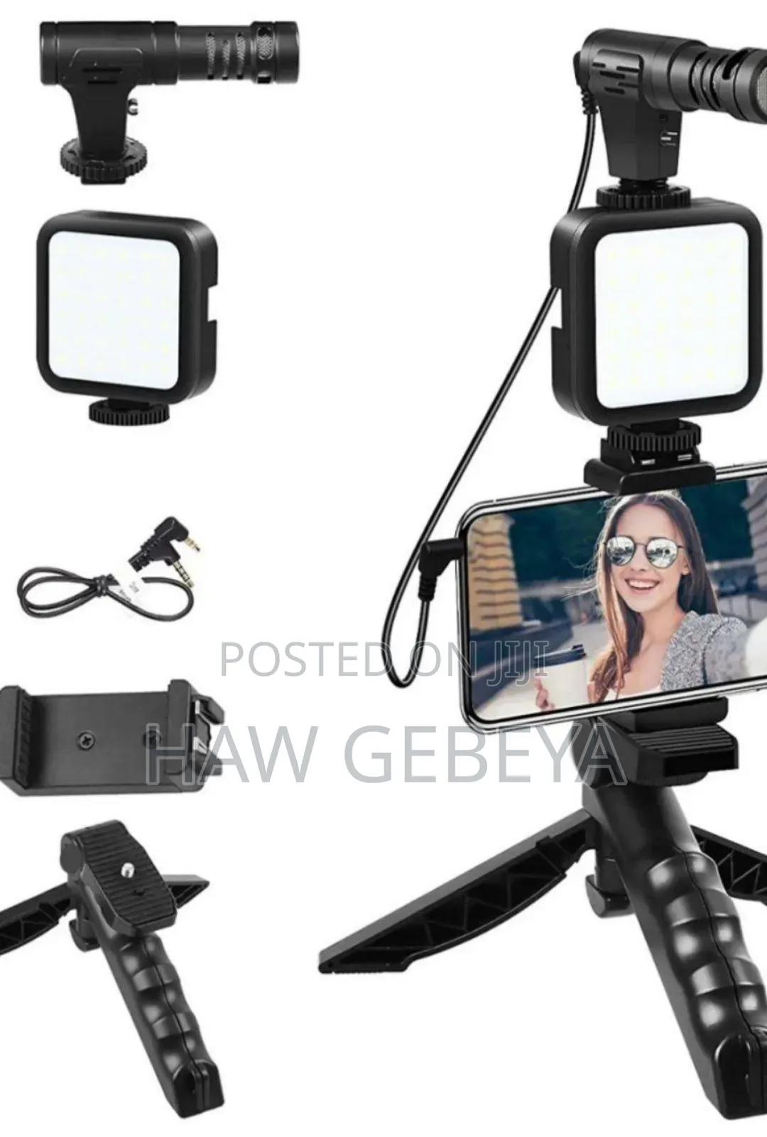 ቪዲዮ መስራት ኪት ቮሎግ ትሪፖድ