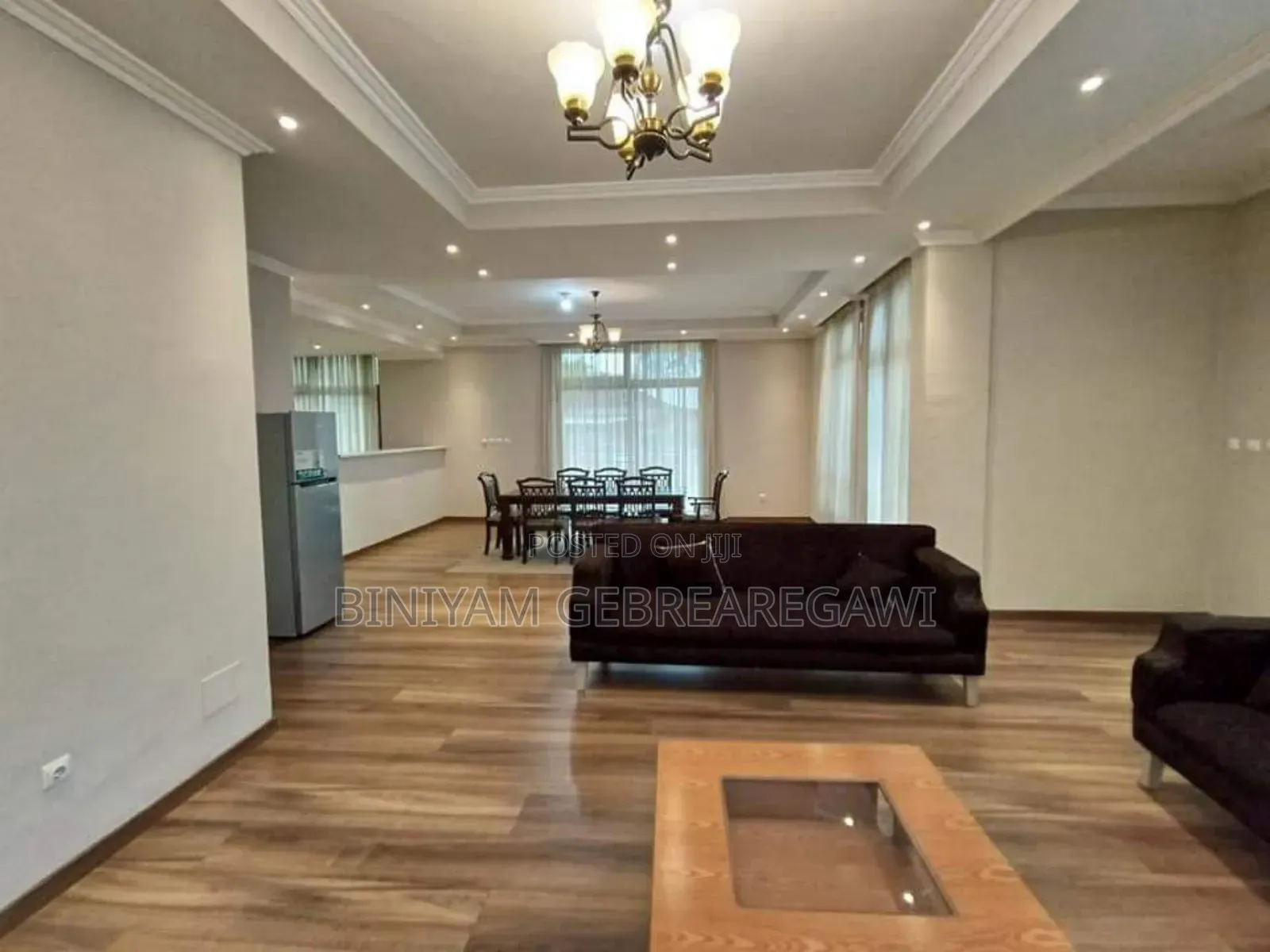 Furnished 5bdrm Apartment in Apartment, Yeka for rent