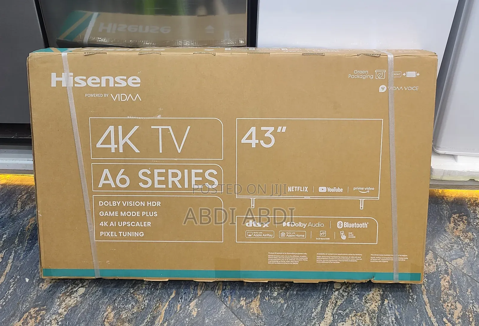 Hisense Tv 43 Inch Smart Vidaa A6 Series