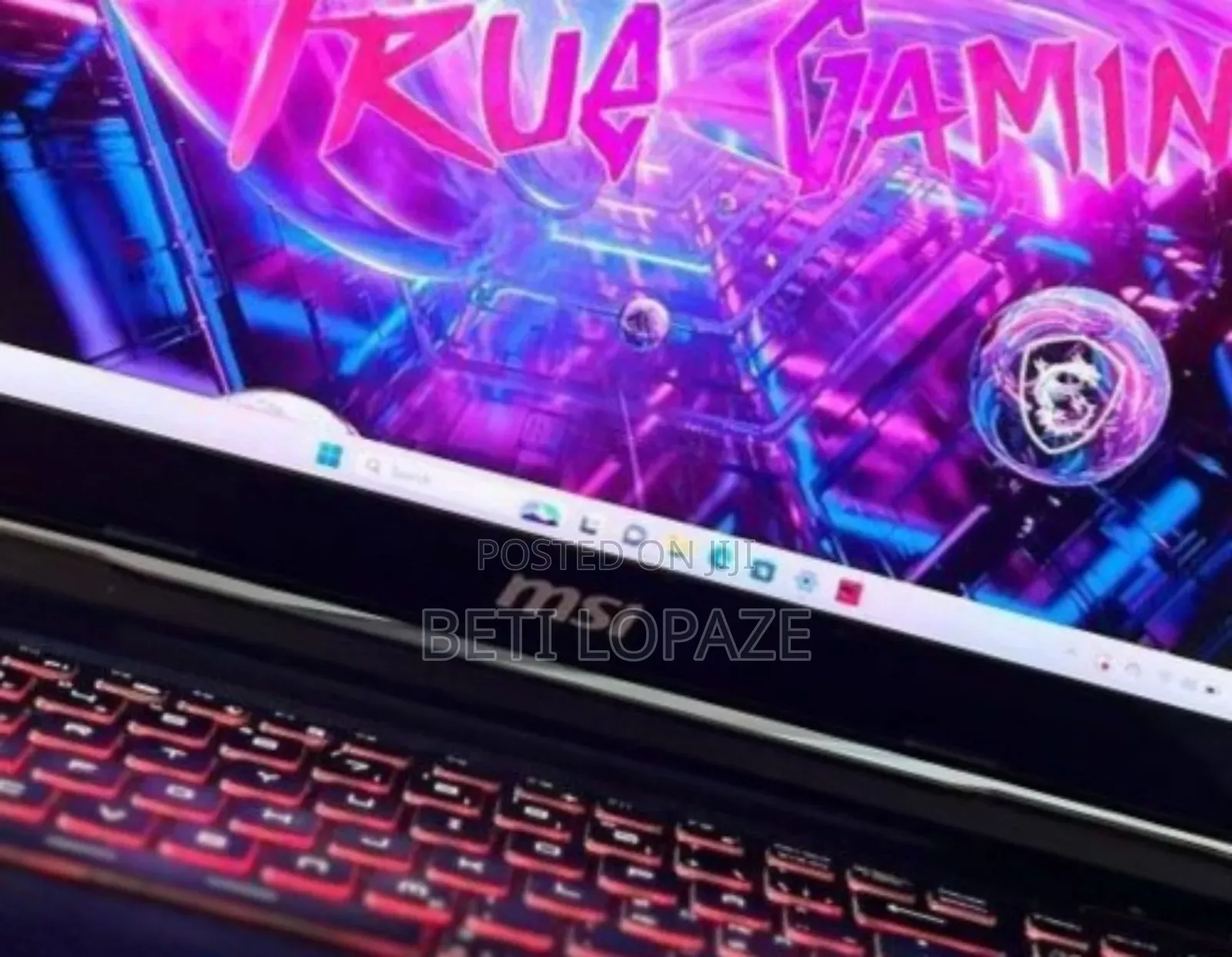 New Laptop MSI MSI Sword 15 16GB Intel Core I7 SSD 256GB