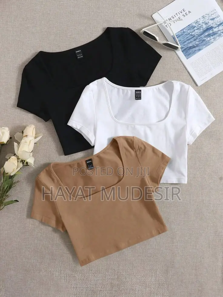 U-Shaped Crop Tops