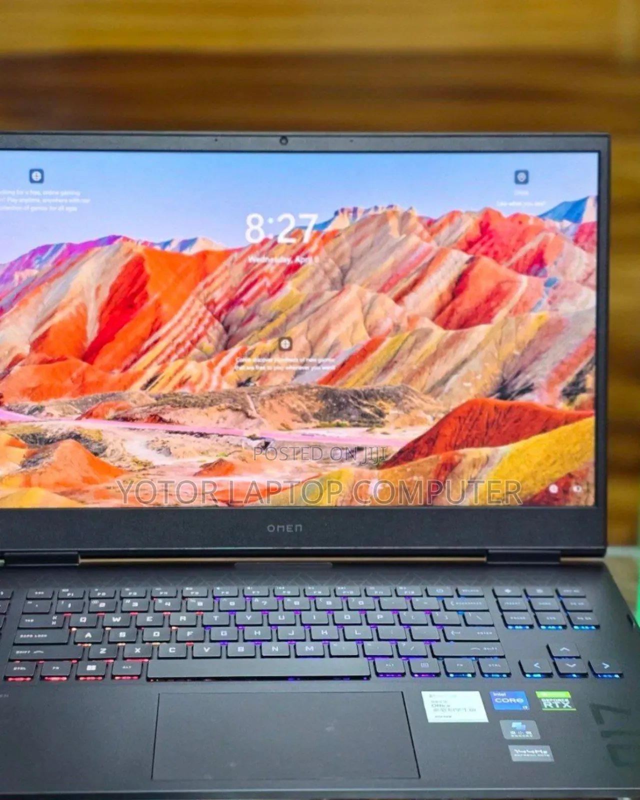 New Laptop HP Omen 17 16GB Intel Core I7 SSD 1T