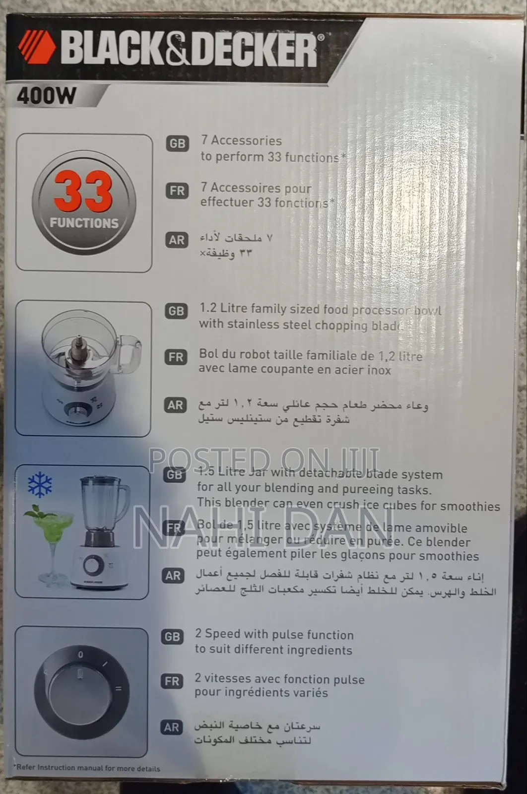 Black + Decker Food Processor