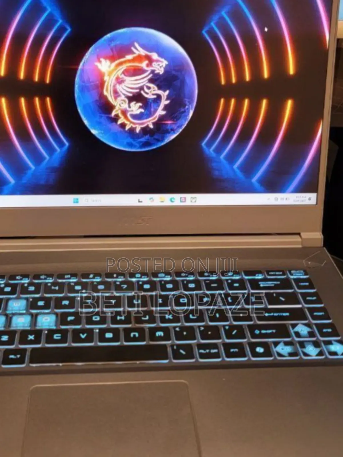 New Laptop MSI MSI Sword 15 16GB Intel Core I5 SSD 512GB