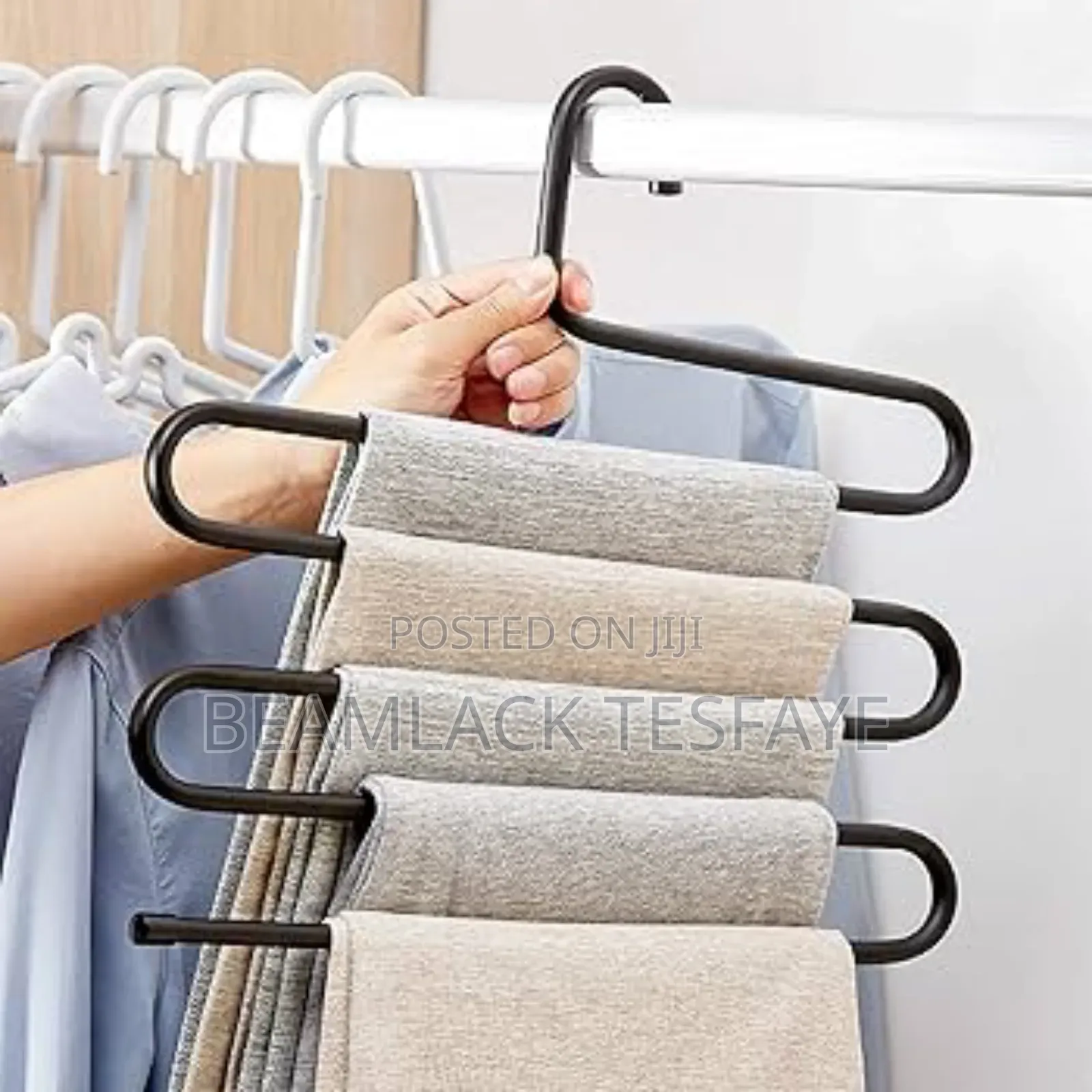 Ever Buy Stainless Steel 5-in-1 Trouser Hanger