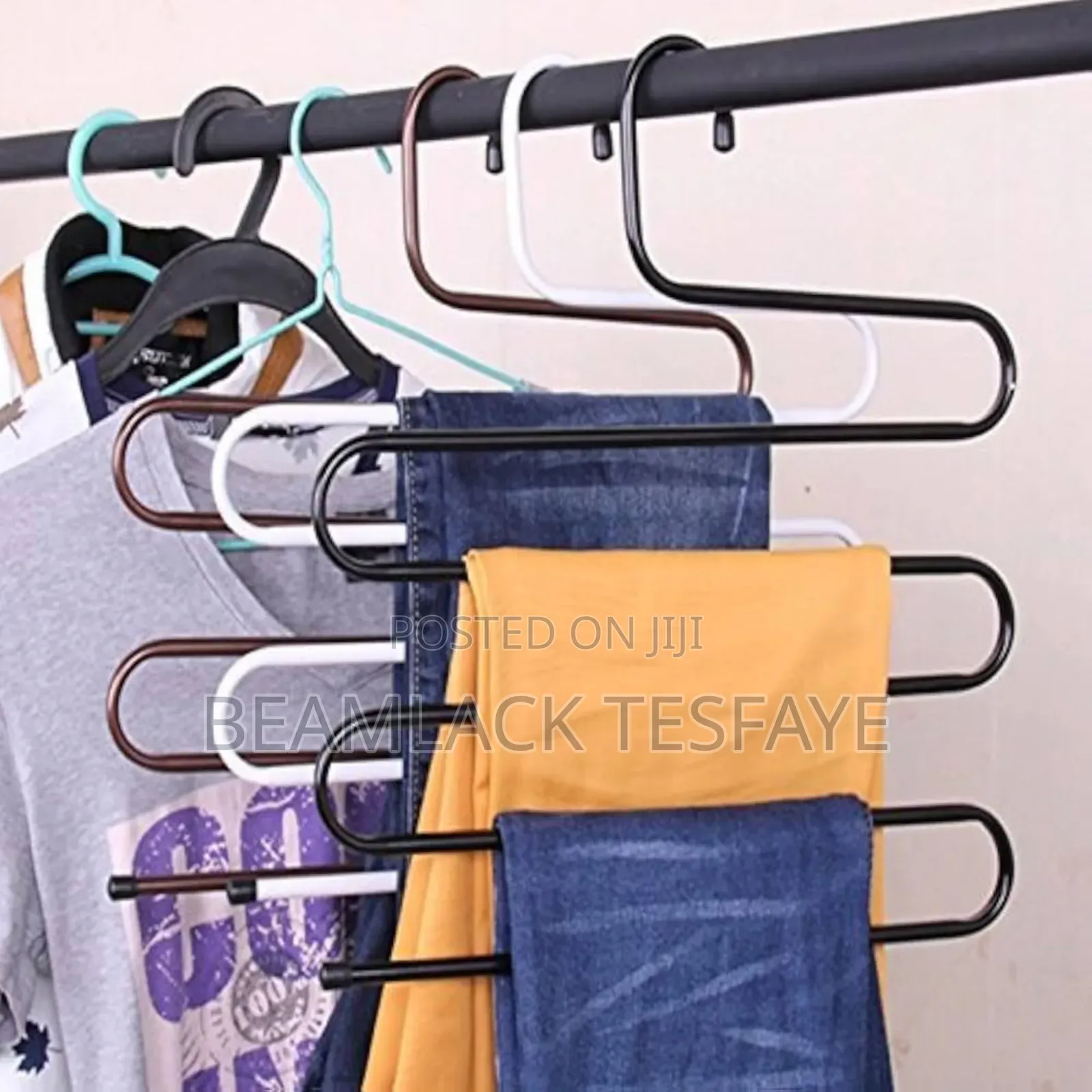 Ever Buy Stainless Steel 5-in-1 Trouser Hanger
