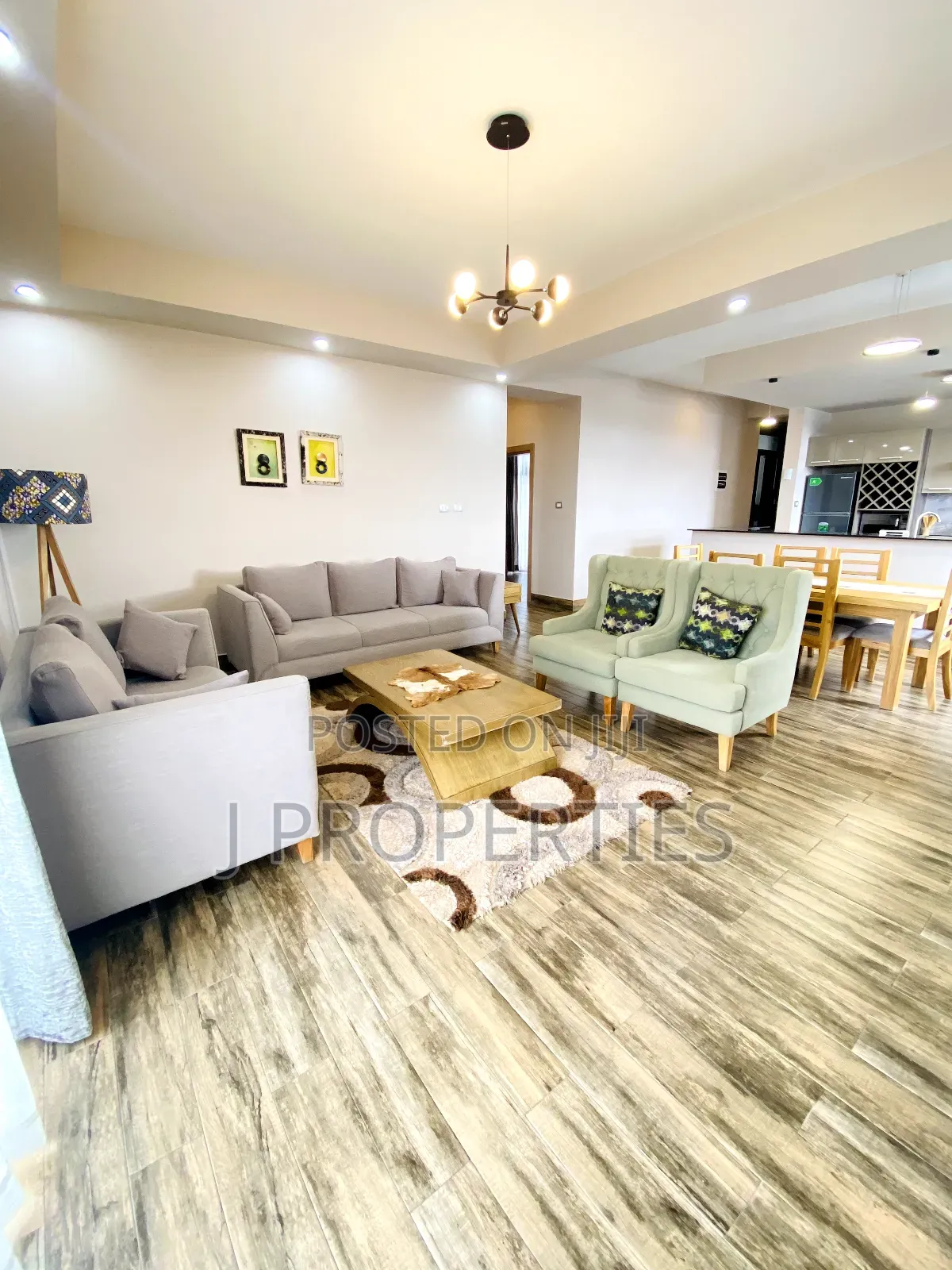 Furnished 3bdrm Apartment in Bole for rent