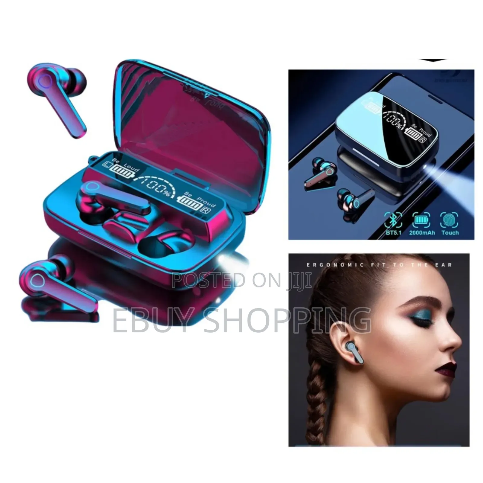 M19 Power Bank Earbuds – Never Run Out of Battery Again!**